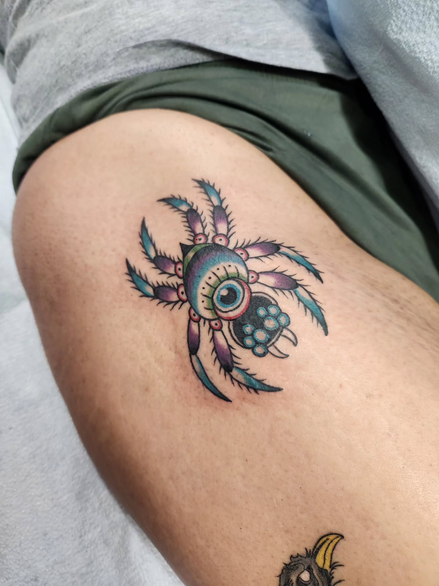 Tattoo by @jeffberm — dotwork