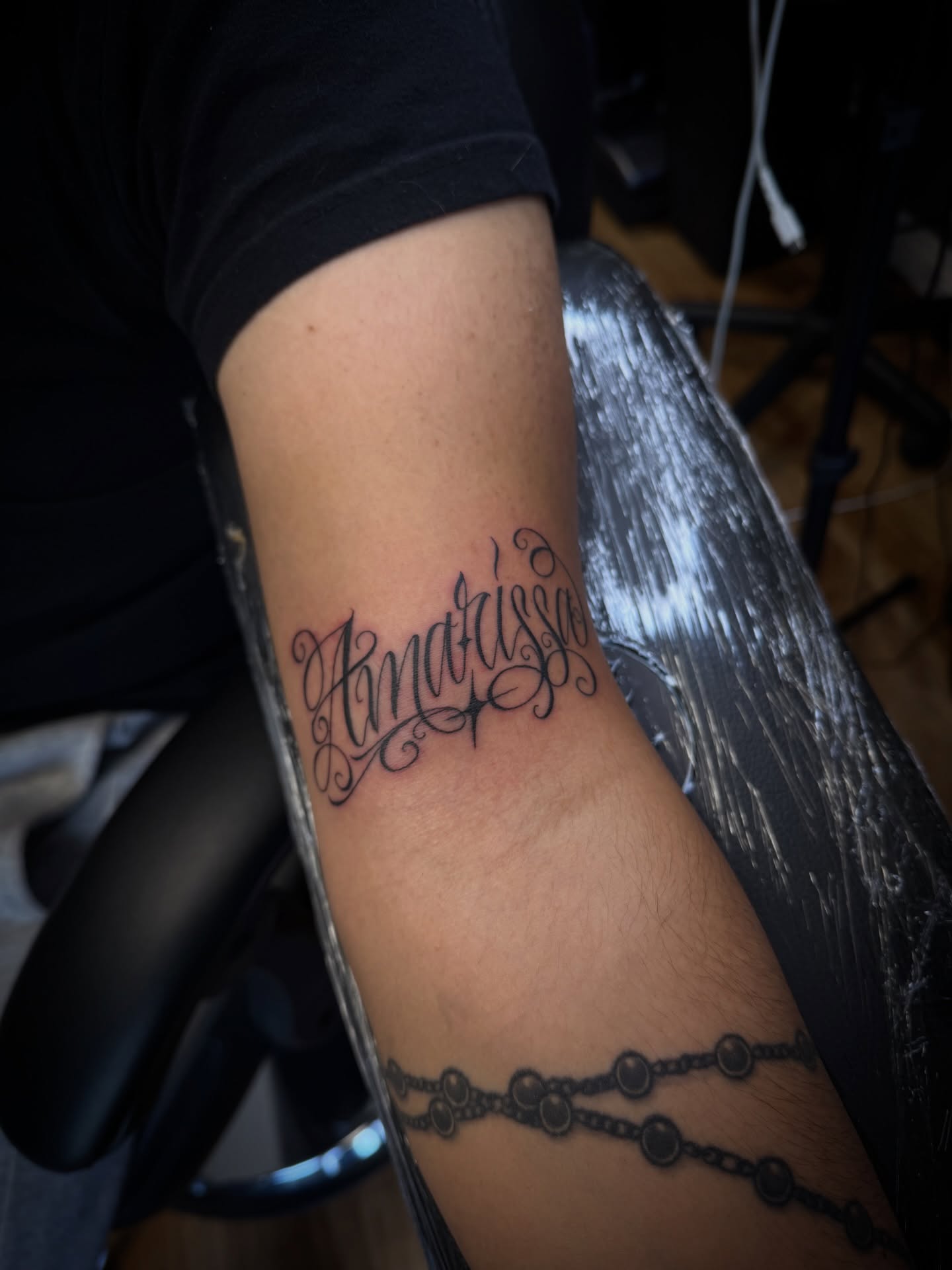 Tattoo by @ocks_tattoos β lettering_script