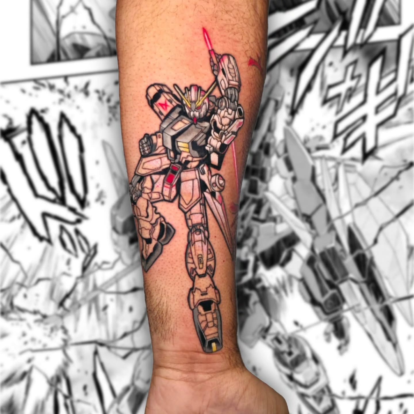 Tattoo by @narliehoodman — anime