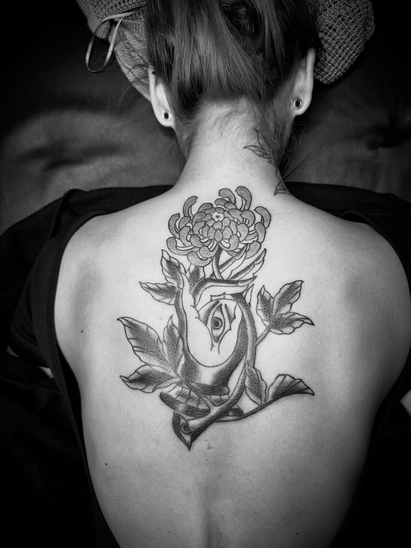 Tattoo by @tonycapraitattoos — dotwork, realism
