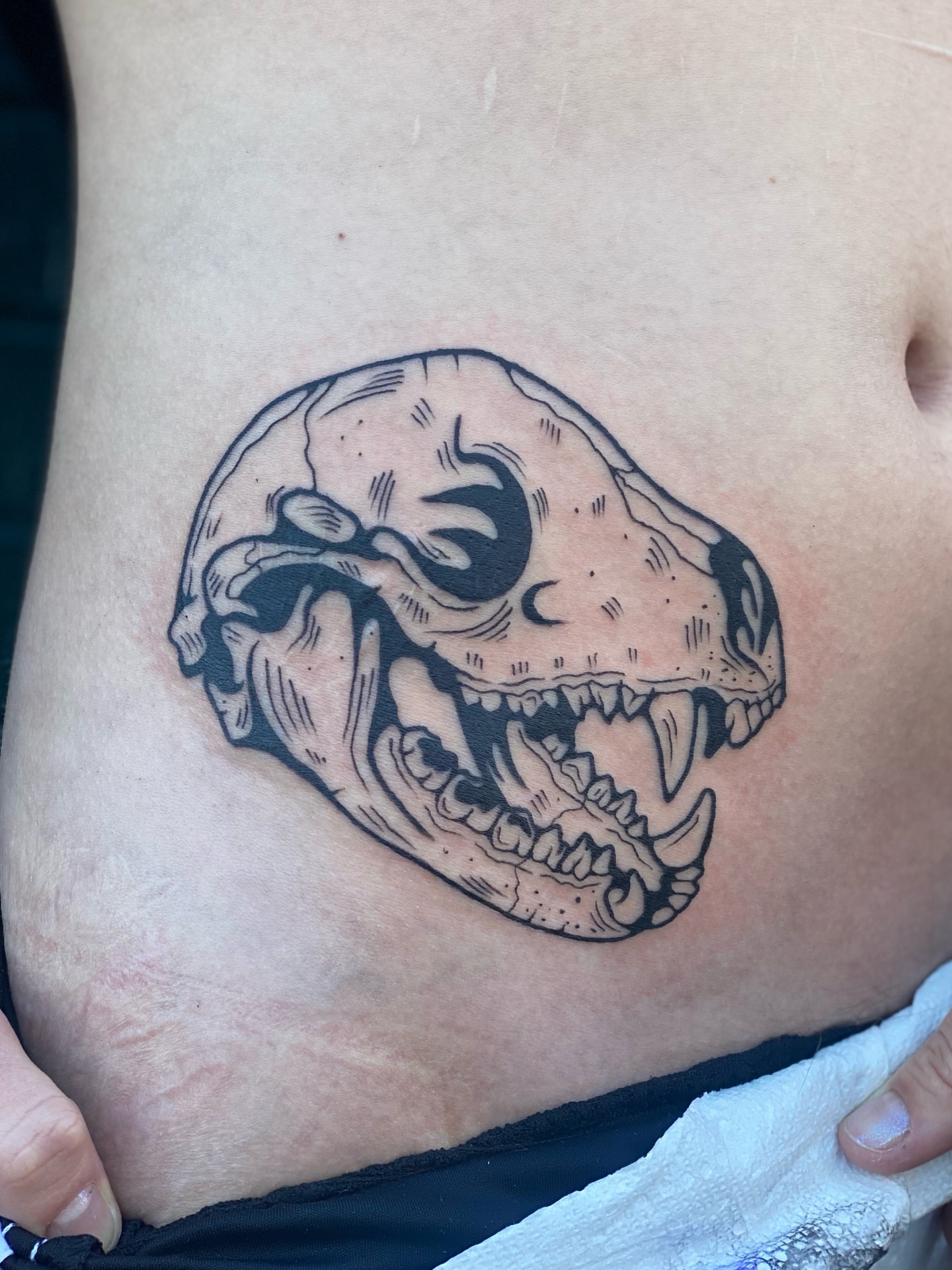 Tattoo by @lemonboyinks — black_and_grey