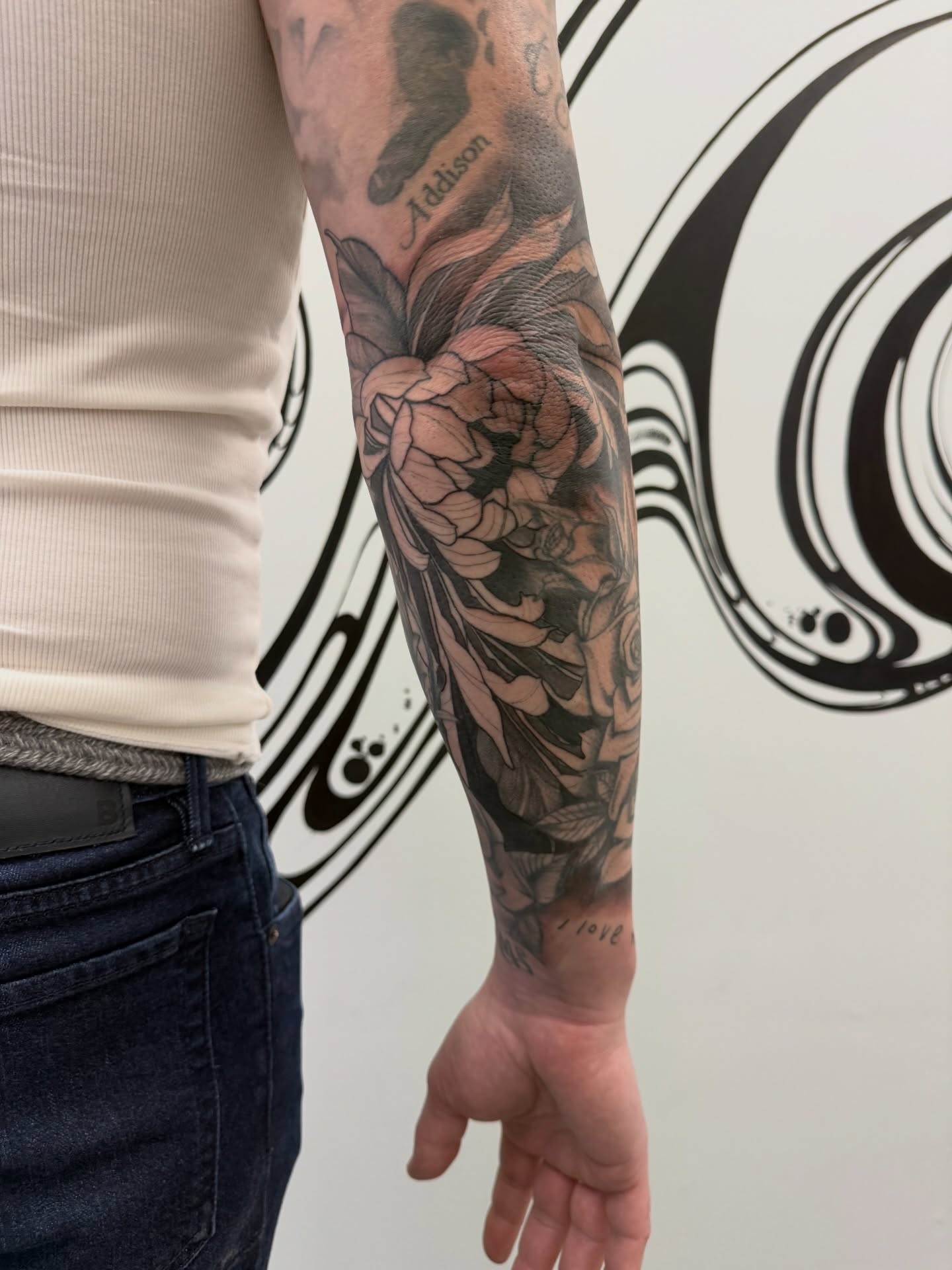 Tattoo by @natalierosas_ โ black_and_grey, realism