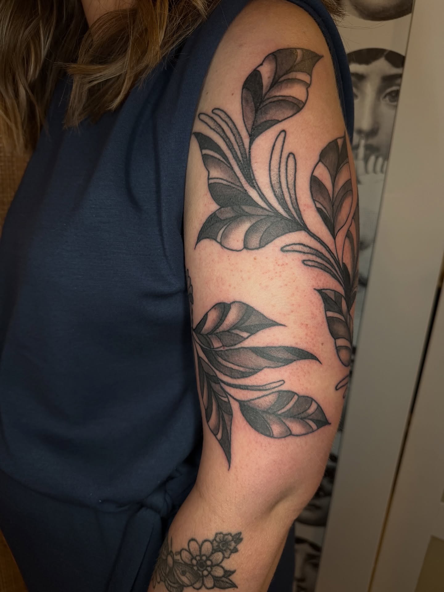 Tattoo by @thepinklady.tattoos — black_and_grey