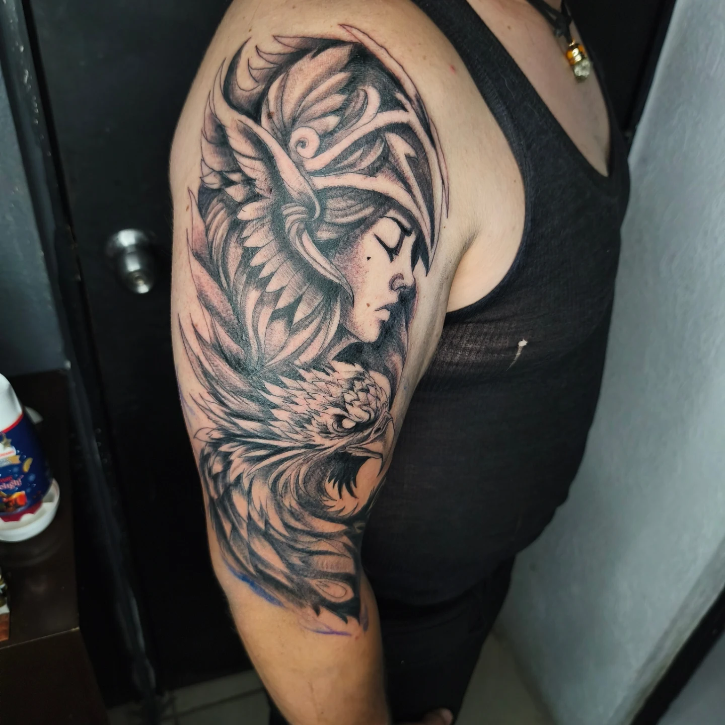 Tattoo by @mello_blue_tatto0 β black_and_grey, realism