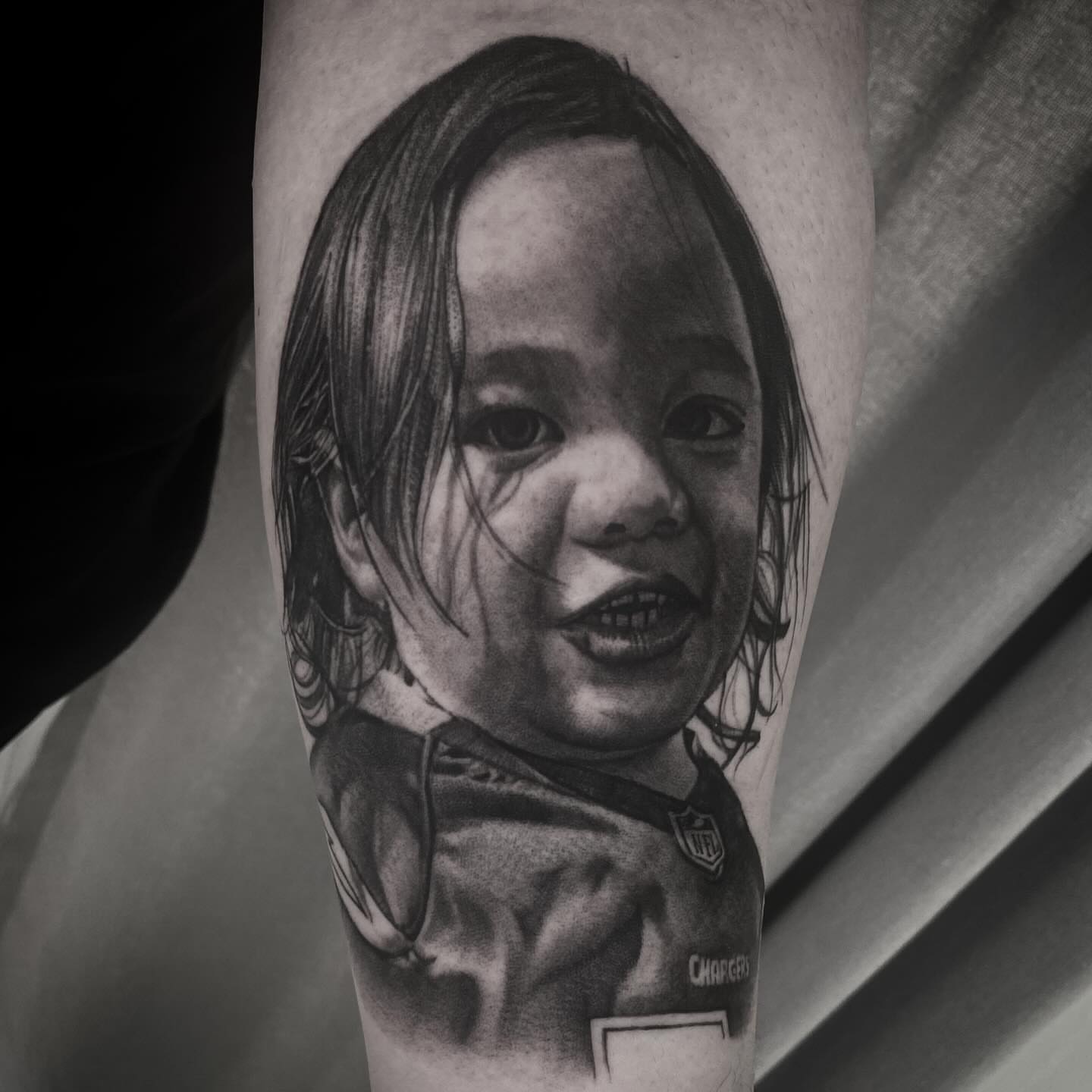 Tattoo by @crojasart — realism, black_and_grey
