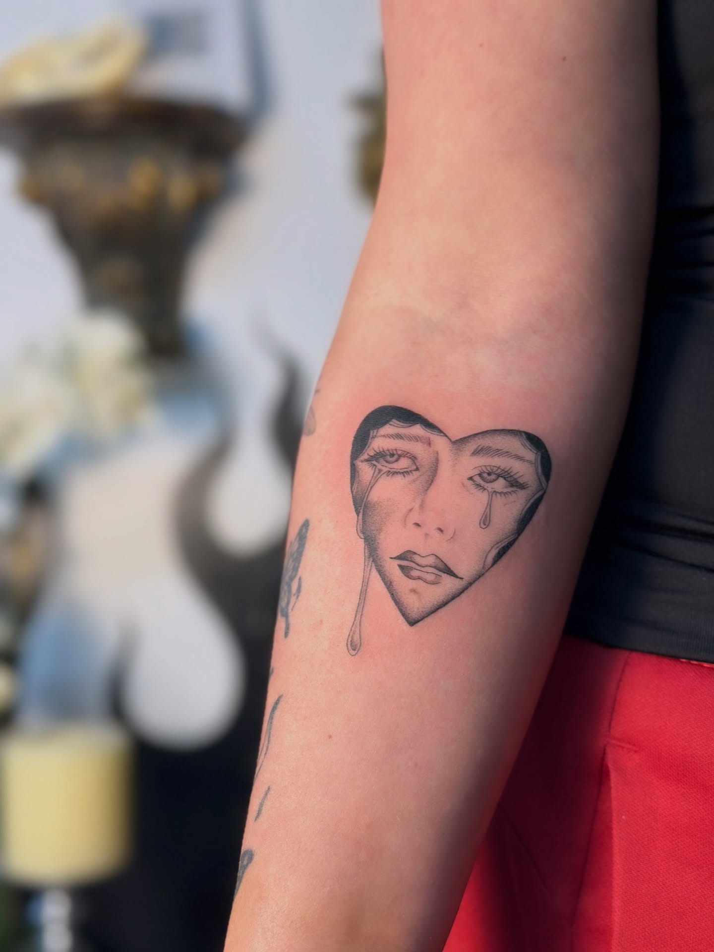 Tattoo by @hayleythomastattoos — black_and_grey