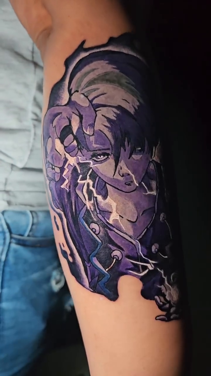 Tattoo by @johnniericotattoos — anime