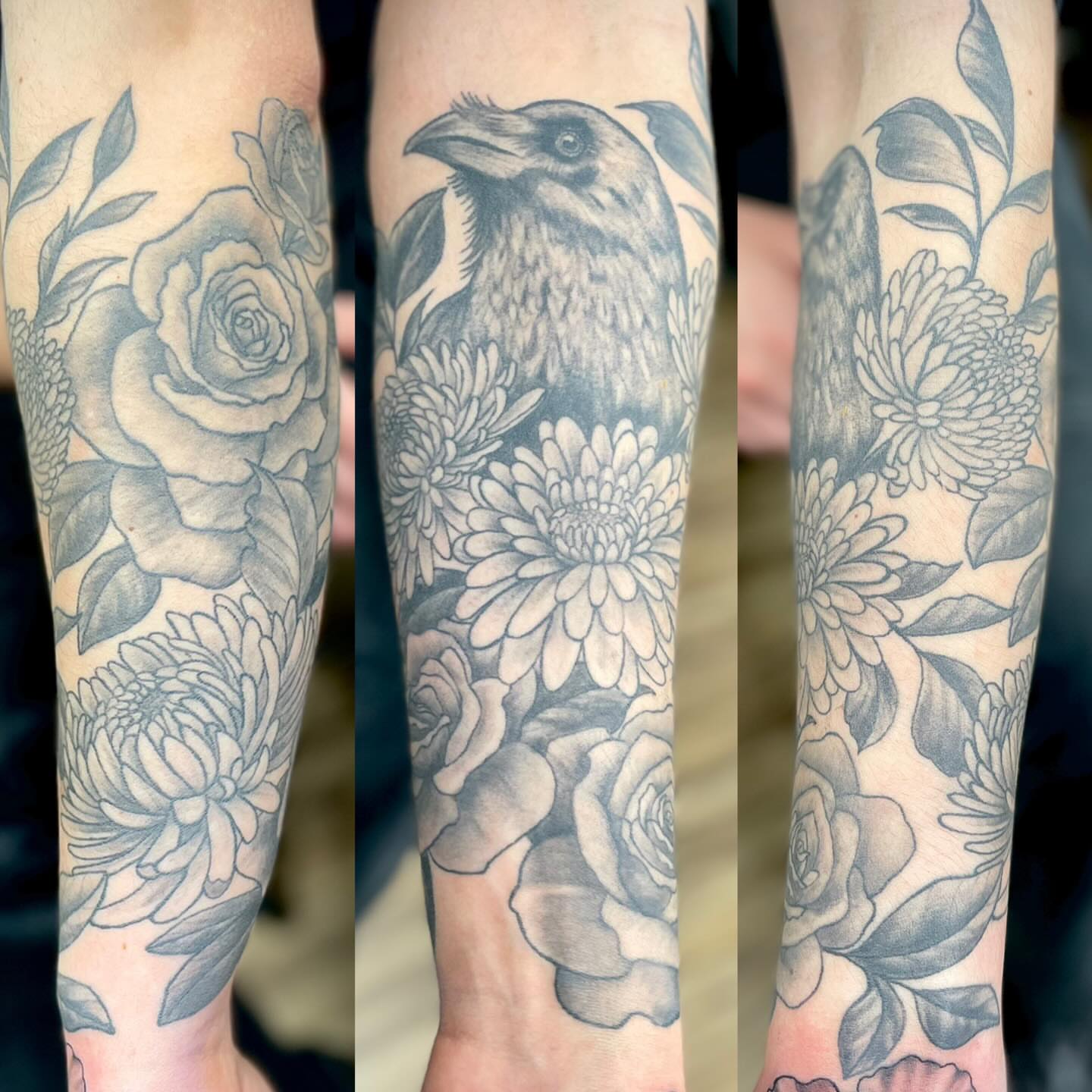Tattoo by @jessalther — black_and_grey, realism