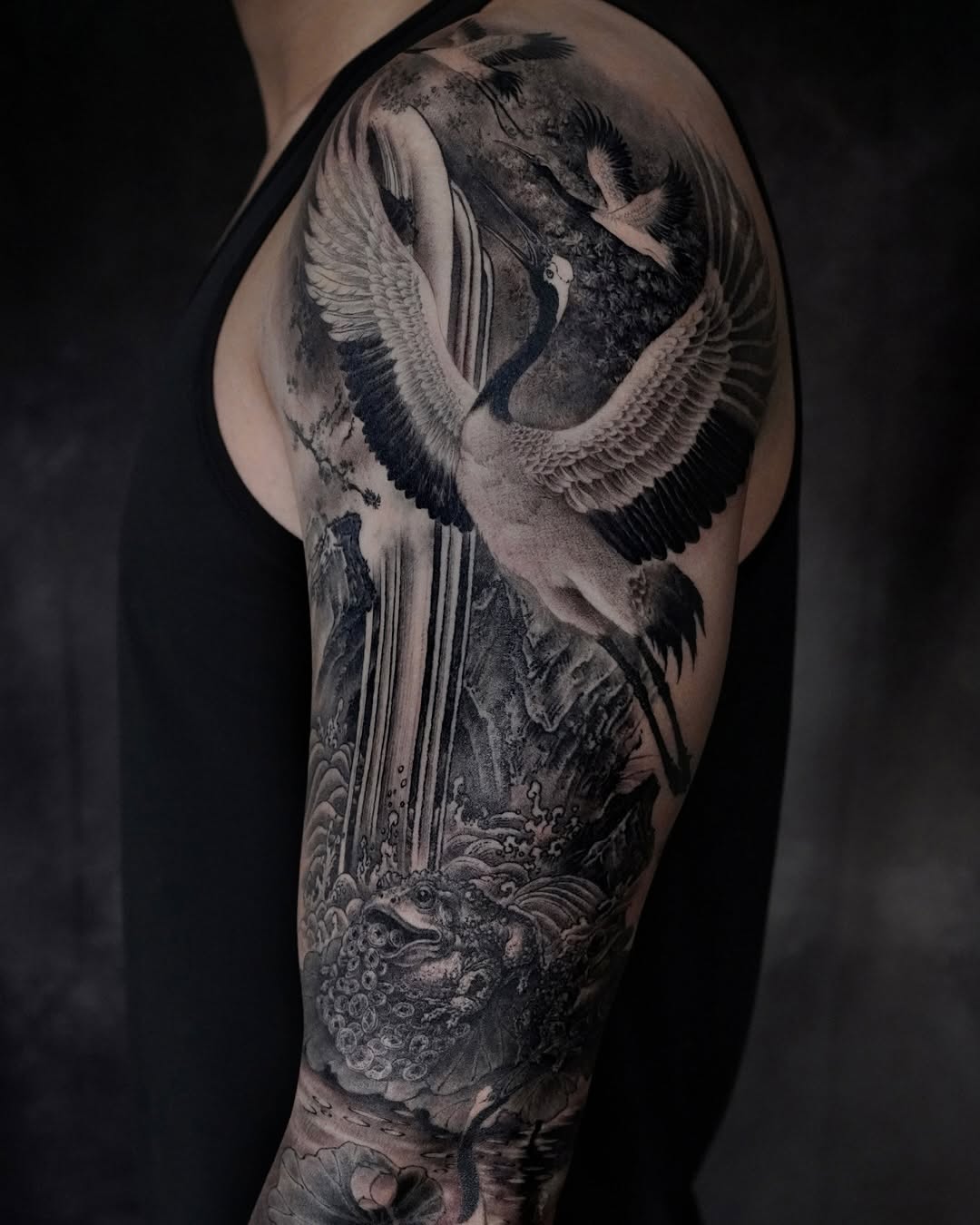 Tattoo by @sean_tattoos — japanese_irezumi, black_and_grey