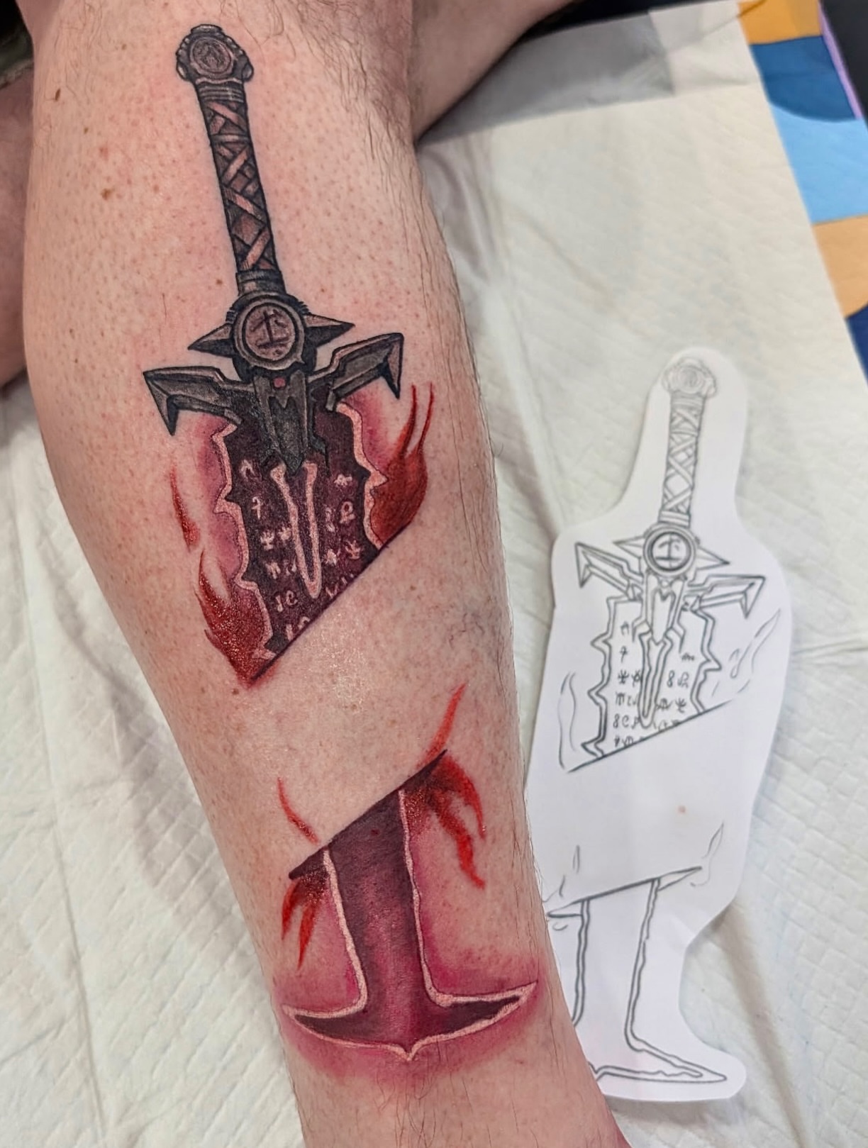 Tattoo by @crybabygoblin666 โ realism, dark_realism