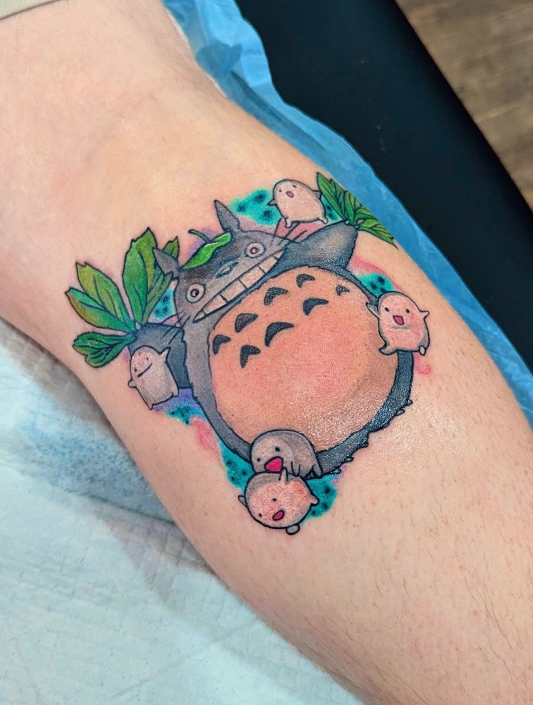 Tattoo by @crybabygoblin666 โ dotwork, anime