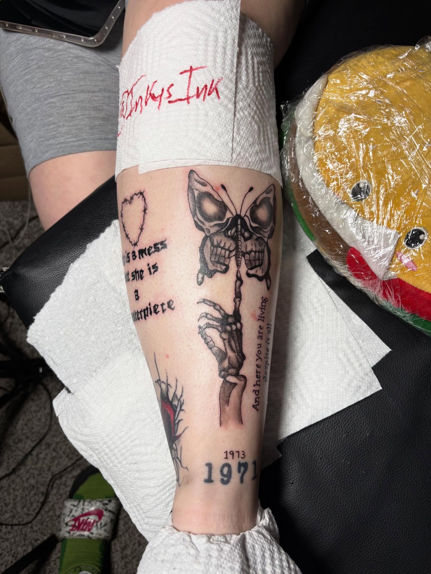 Tattoo by @inkys_ink — black_and_grey, realism