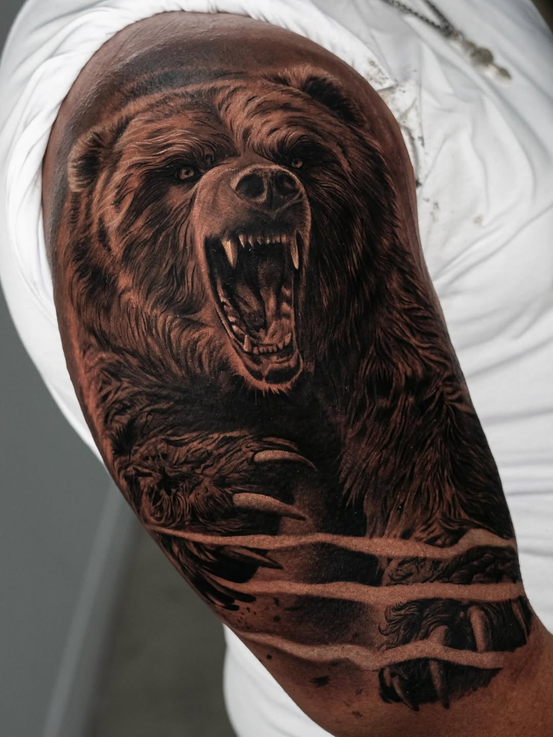 Tattoo by @rendertattoo β realism, black_and_grey