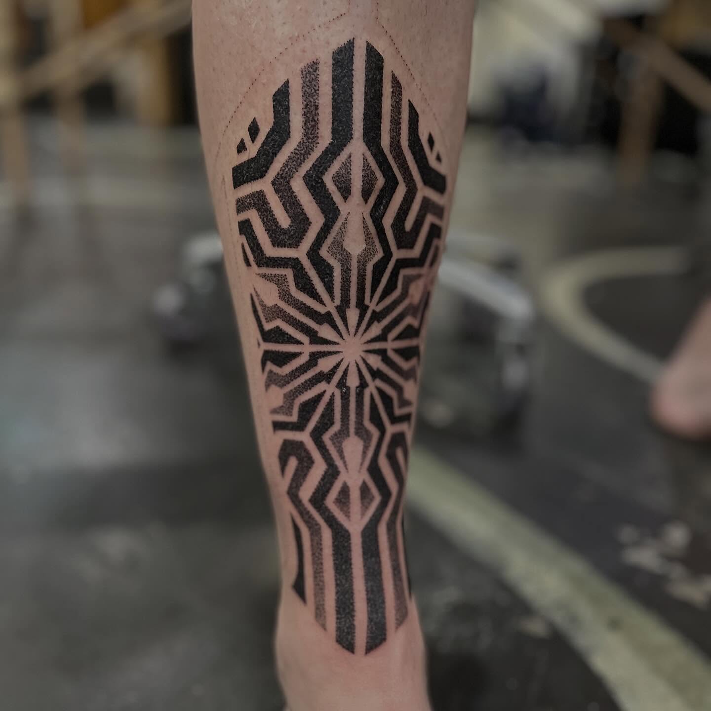 Tattoo by @setharcane — geometric