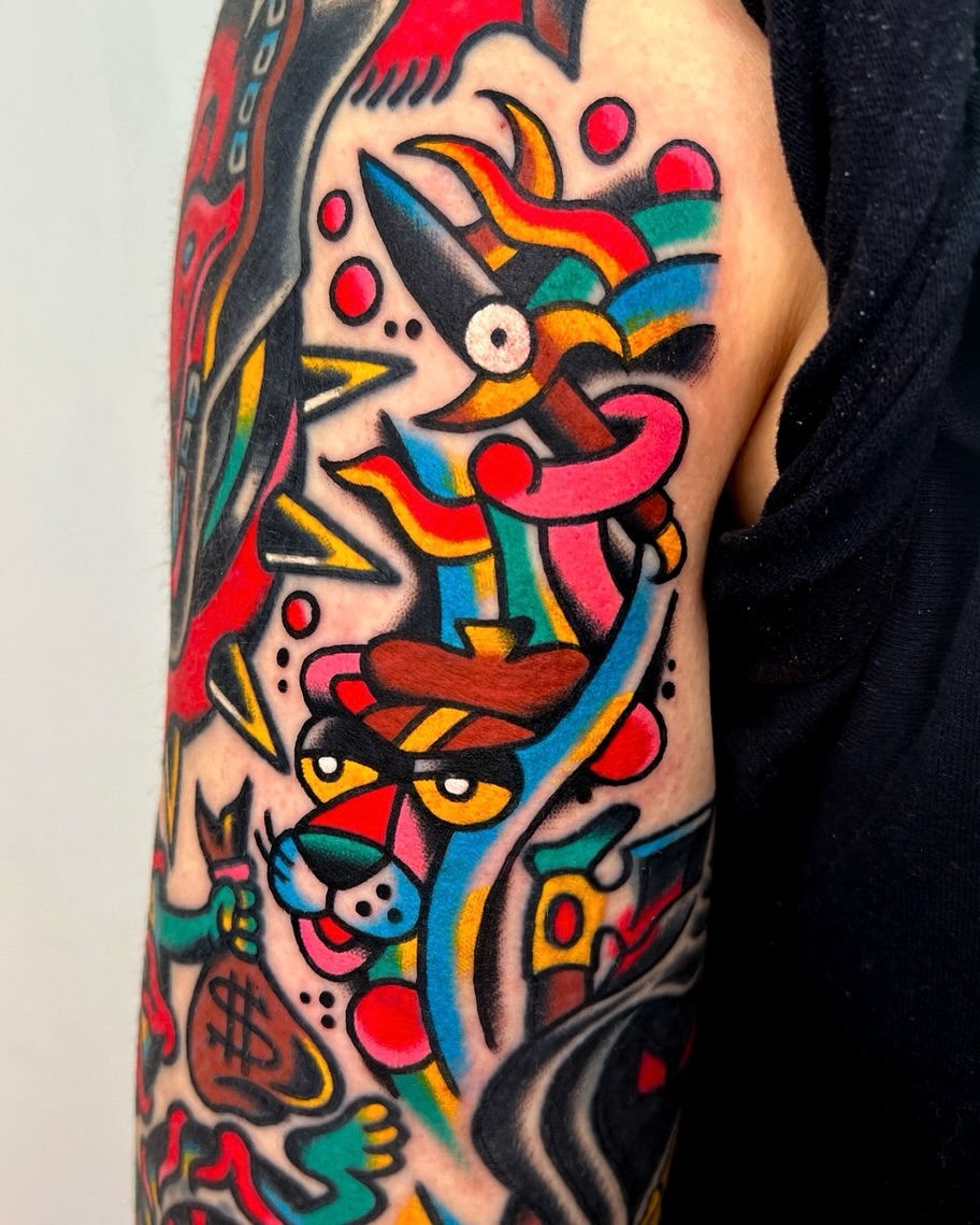 Tattoo by @homoo_tattooer — geometric, new_school