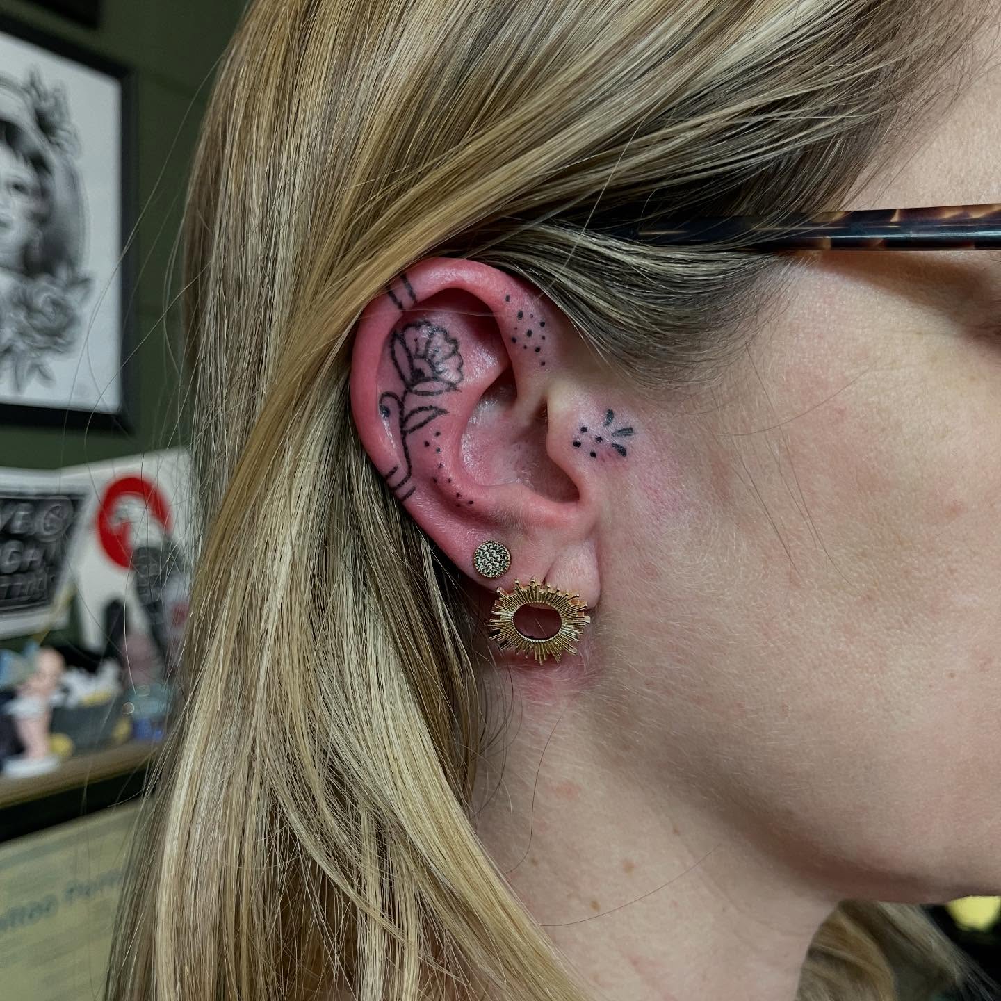 Tattoo by @permanent_pokes_ — dotwork