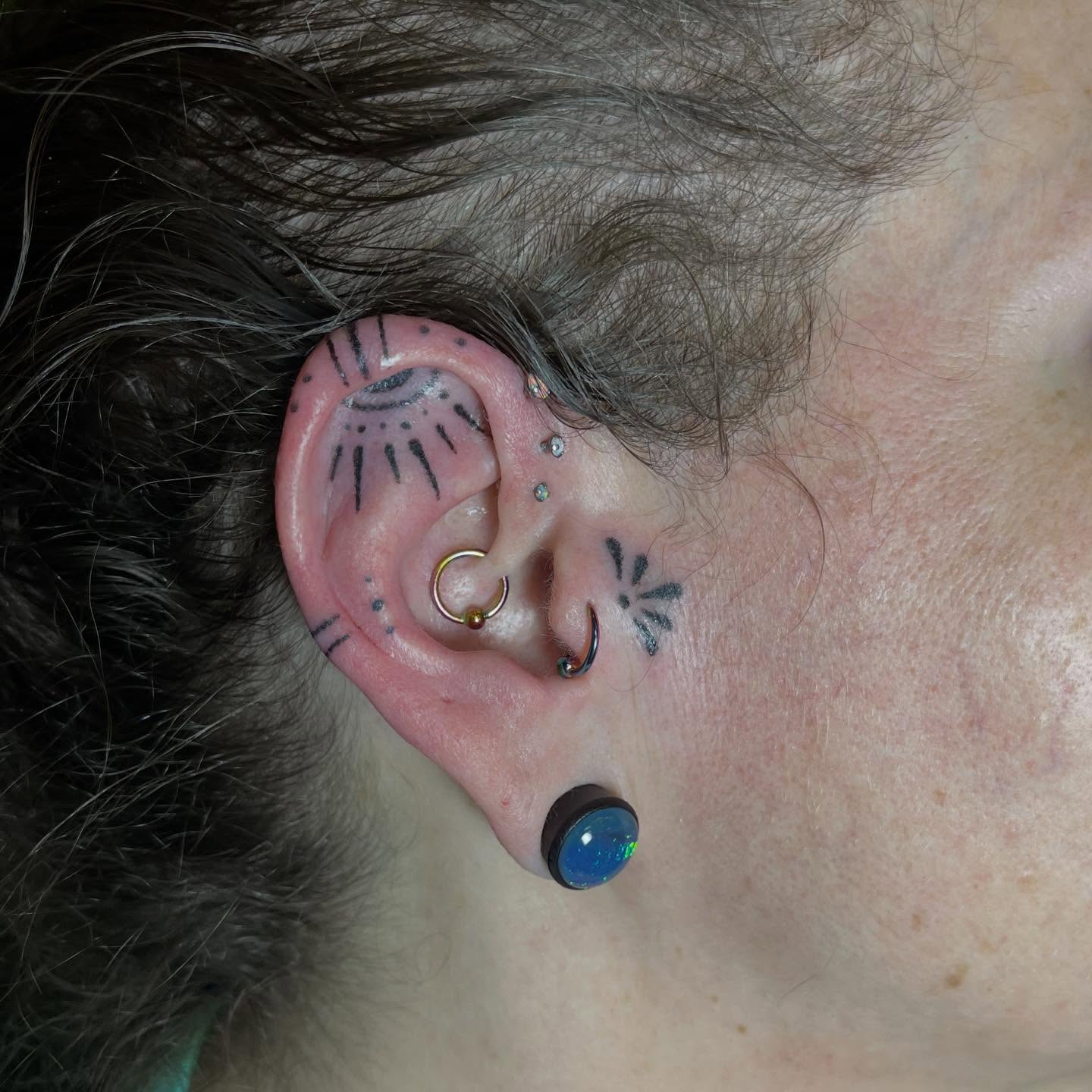 Tattoo by @permanent_pokes_ — dotwork