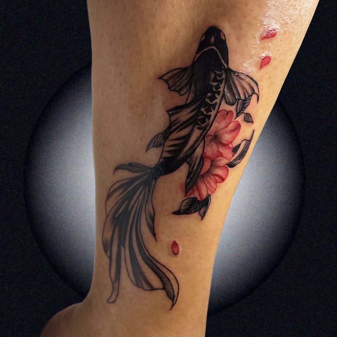 Tattoo by @relicglow_ink — japanese_irezumi, black_and_grey