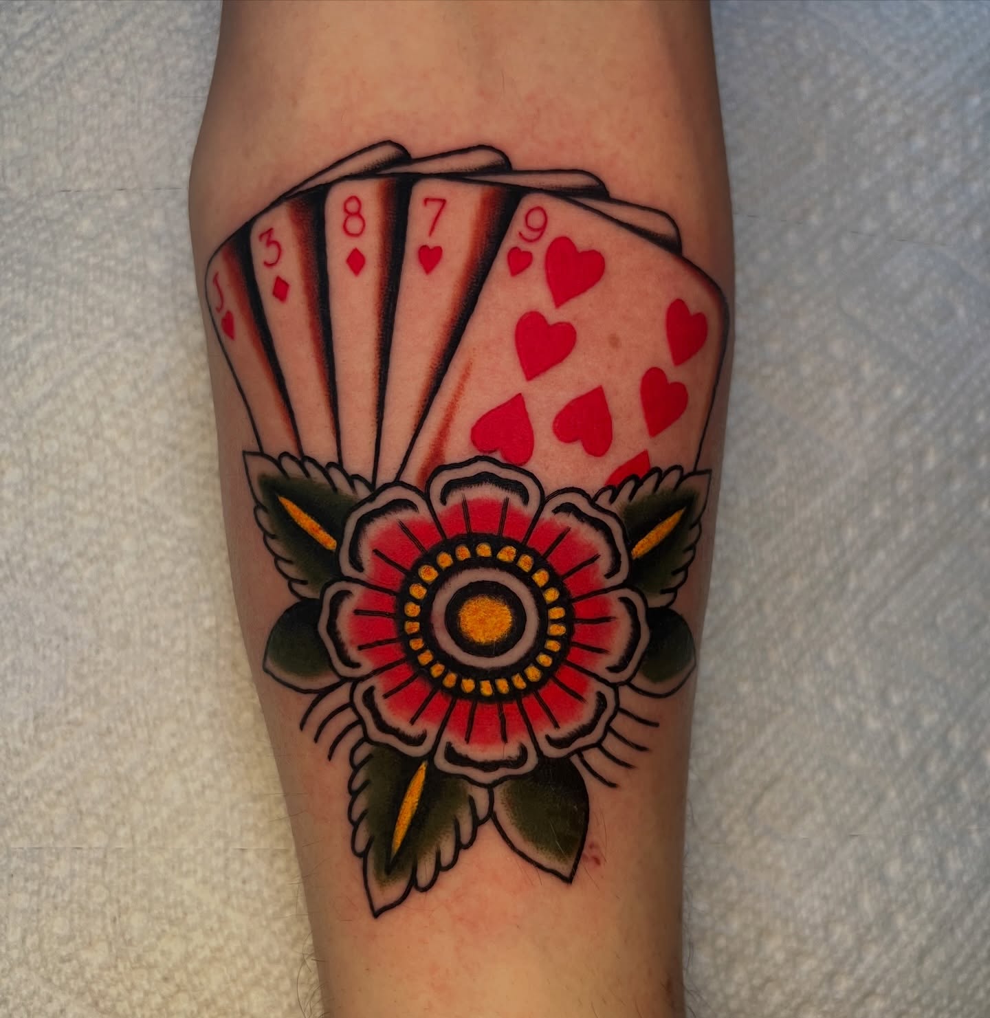 Tattoo by @peteherg — american_traditional