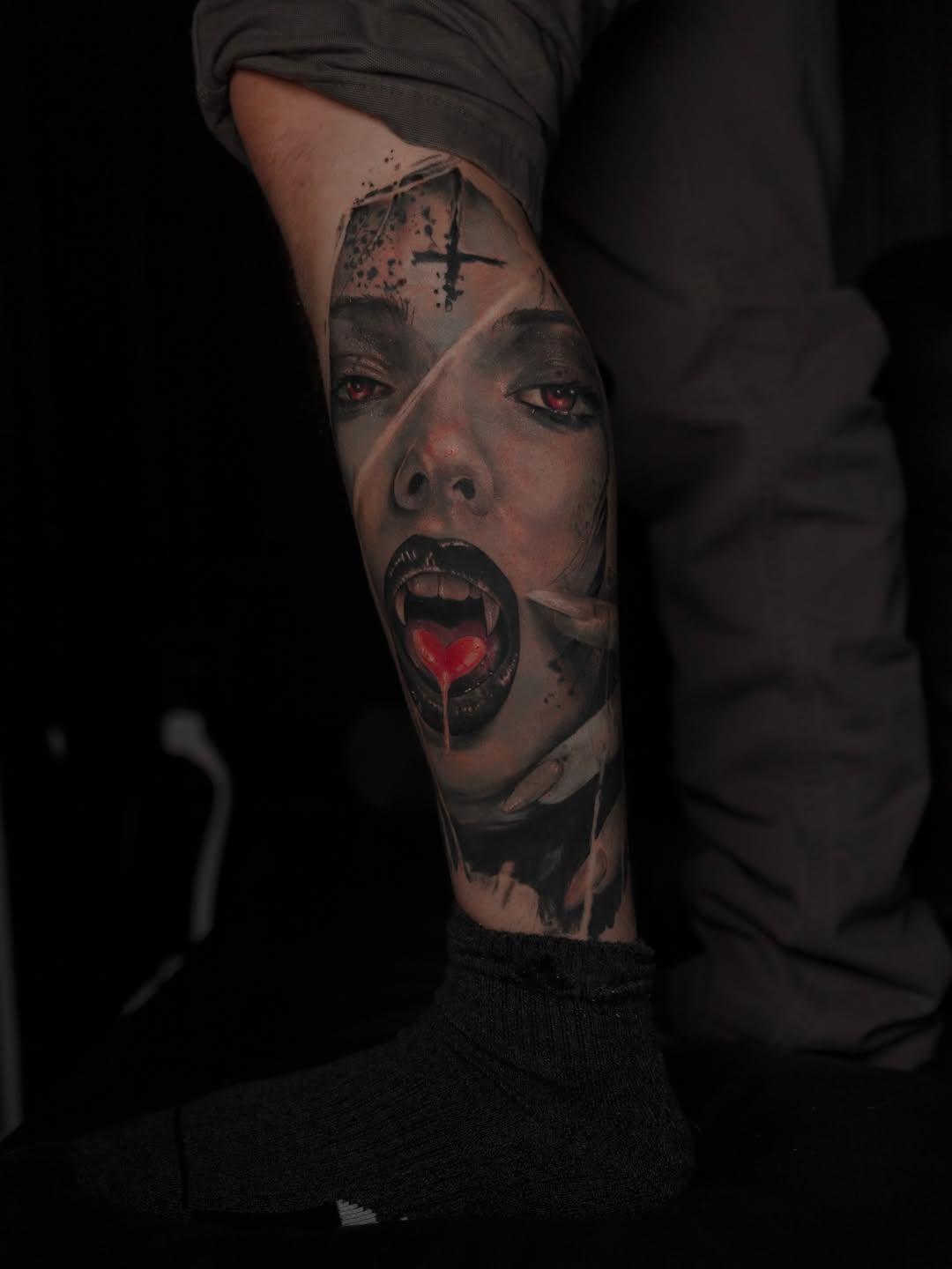Tattoo by @augiestakes — realism, dark_realism