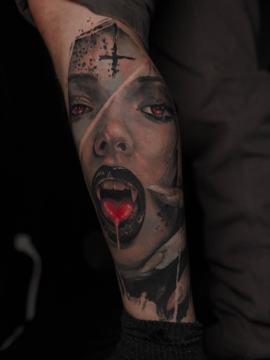Tattoo by @augiestakes — realism, dark_realism