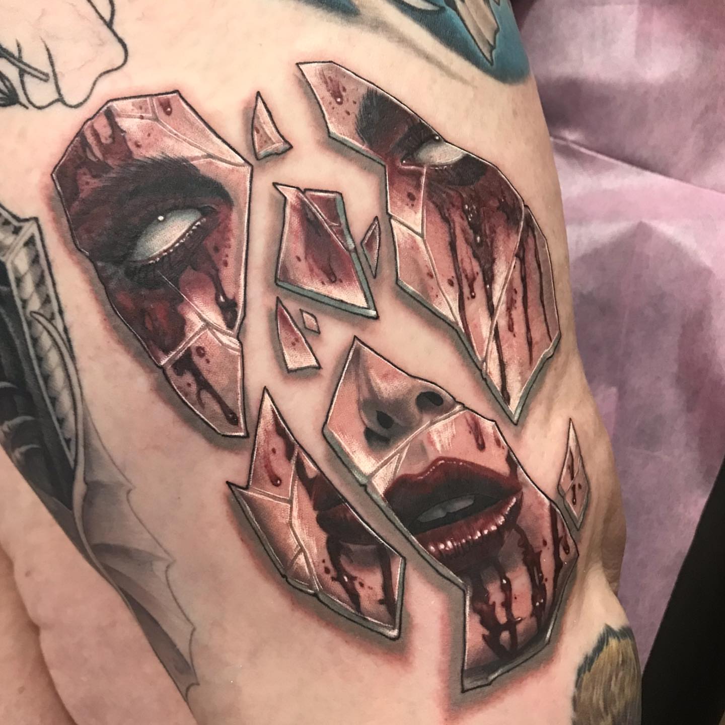 Tattoo by @rickrayne — geometric, dark_realism