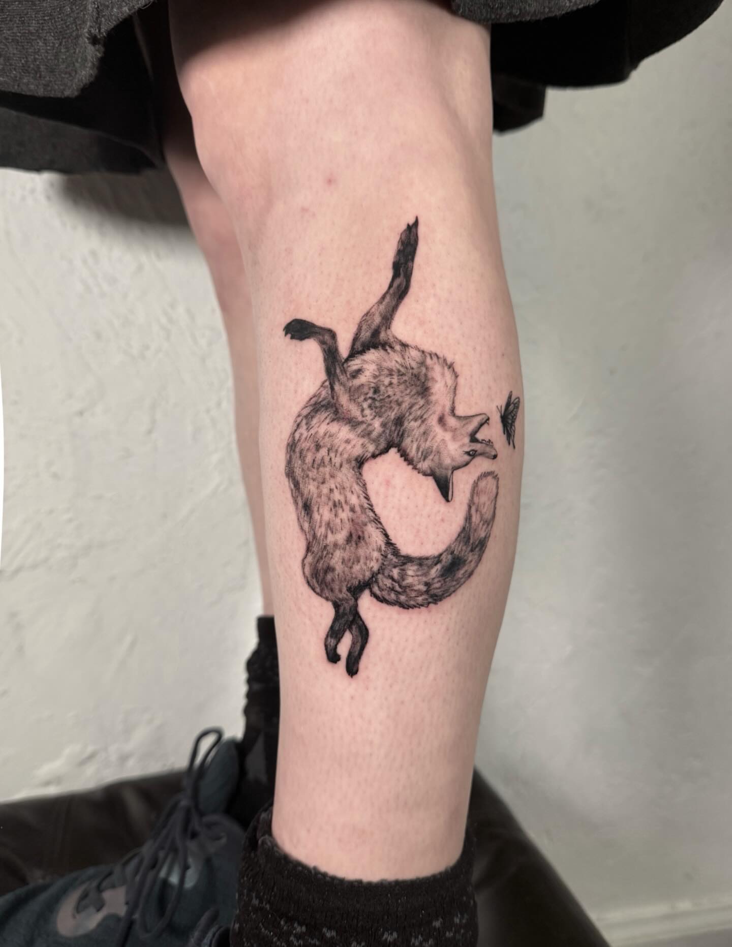 Tattoo by @rickyttattoo — black_and_grey