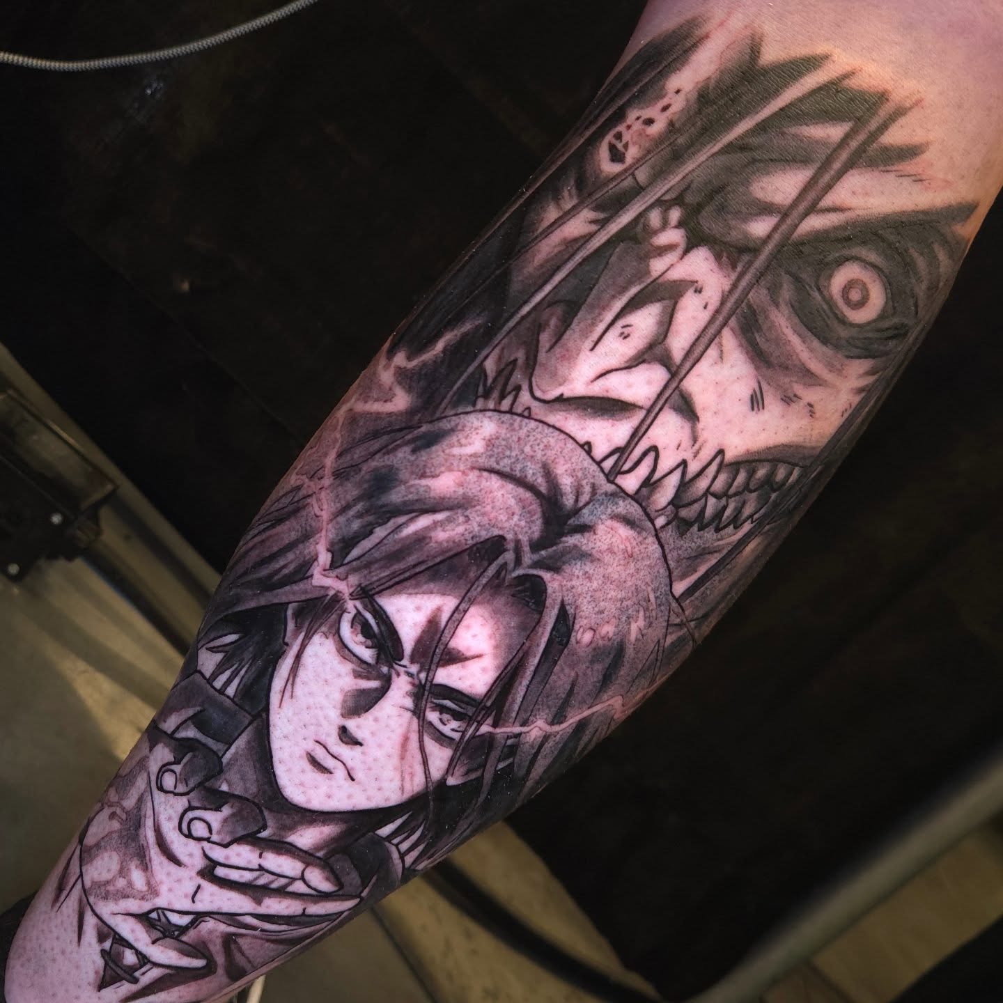 Tattoo by @tattoosbynicmann — anime