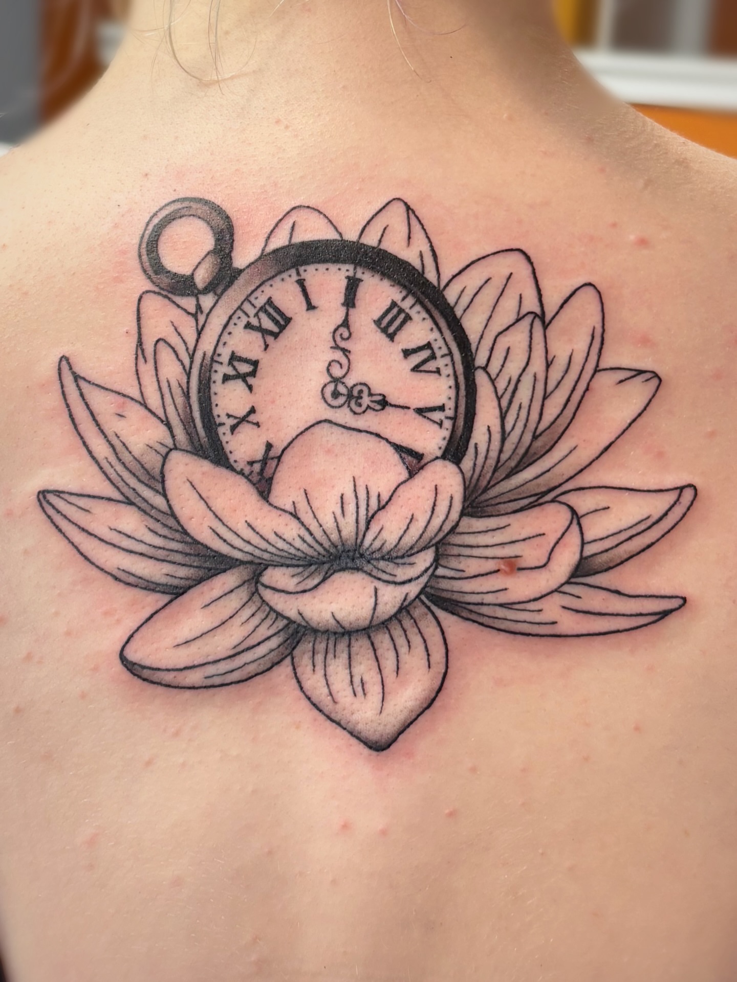 Tattoo by @satyrntattoos โ black_and_grey, geometric
