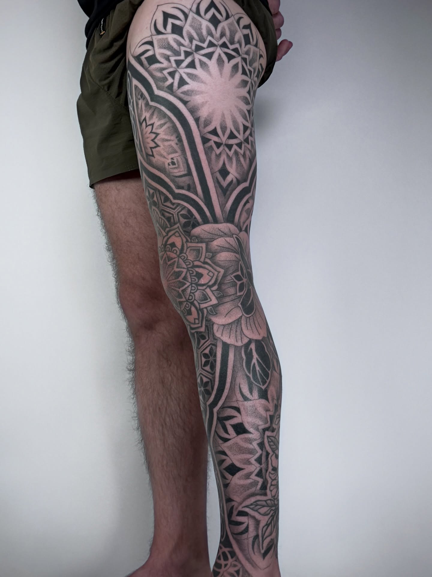 Tattoo by @ghostriverart — geometric, black_and_grey