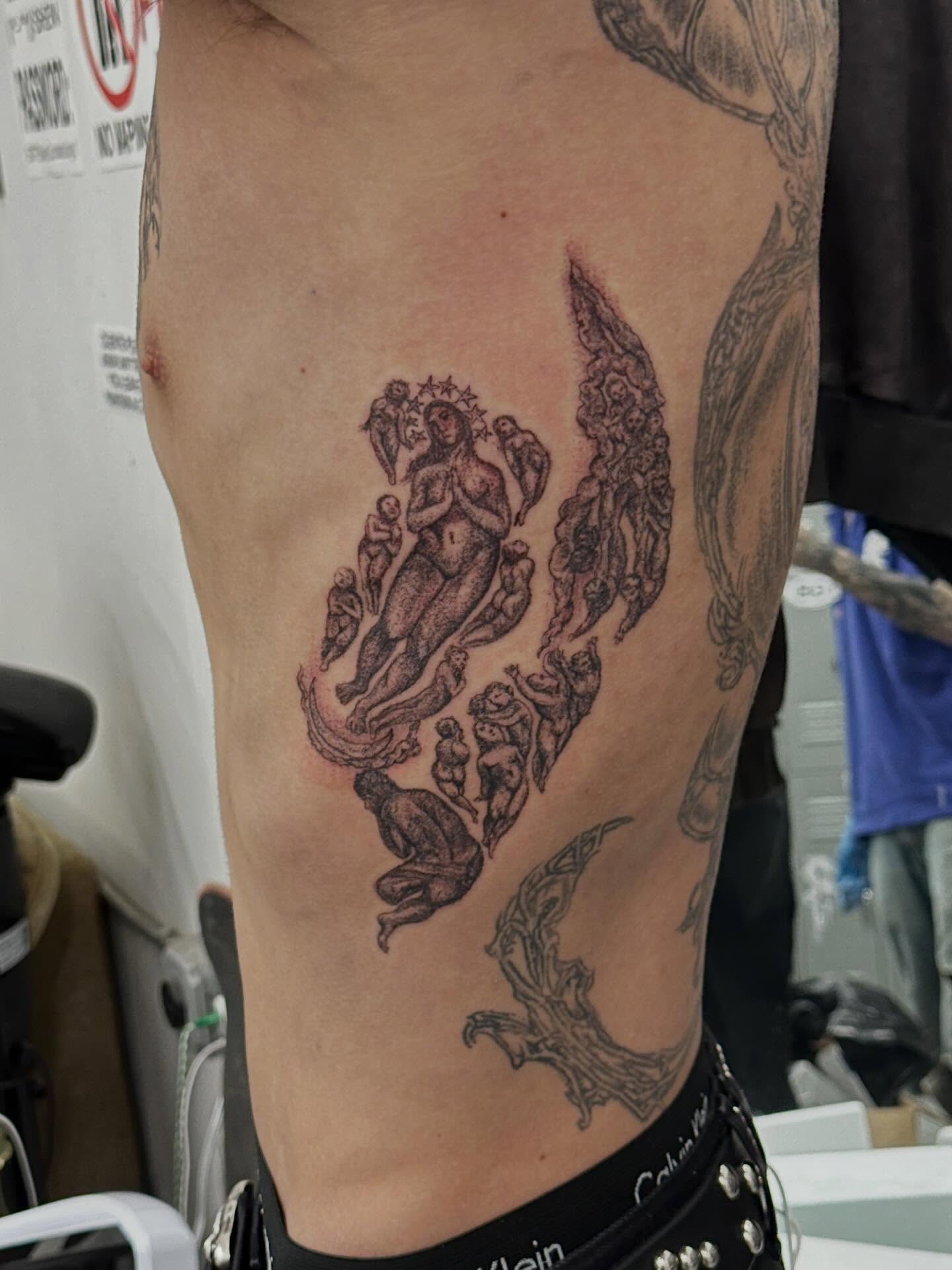 Tattoo by @gregory.bramble โ dotwork