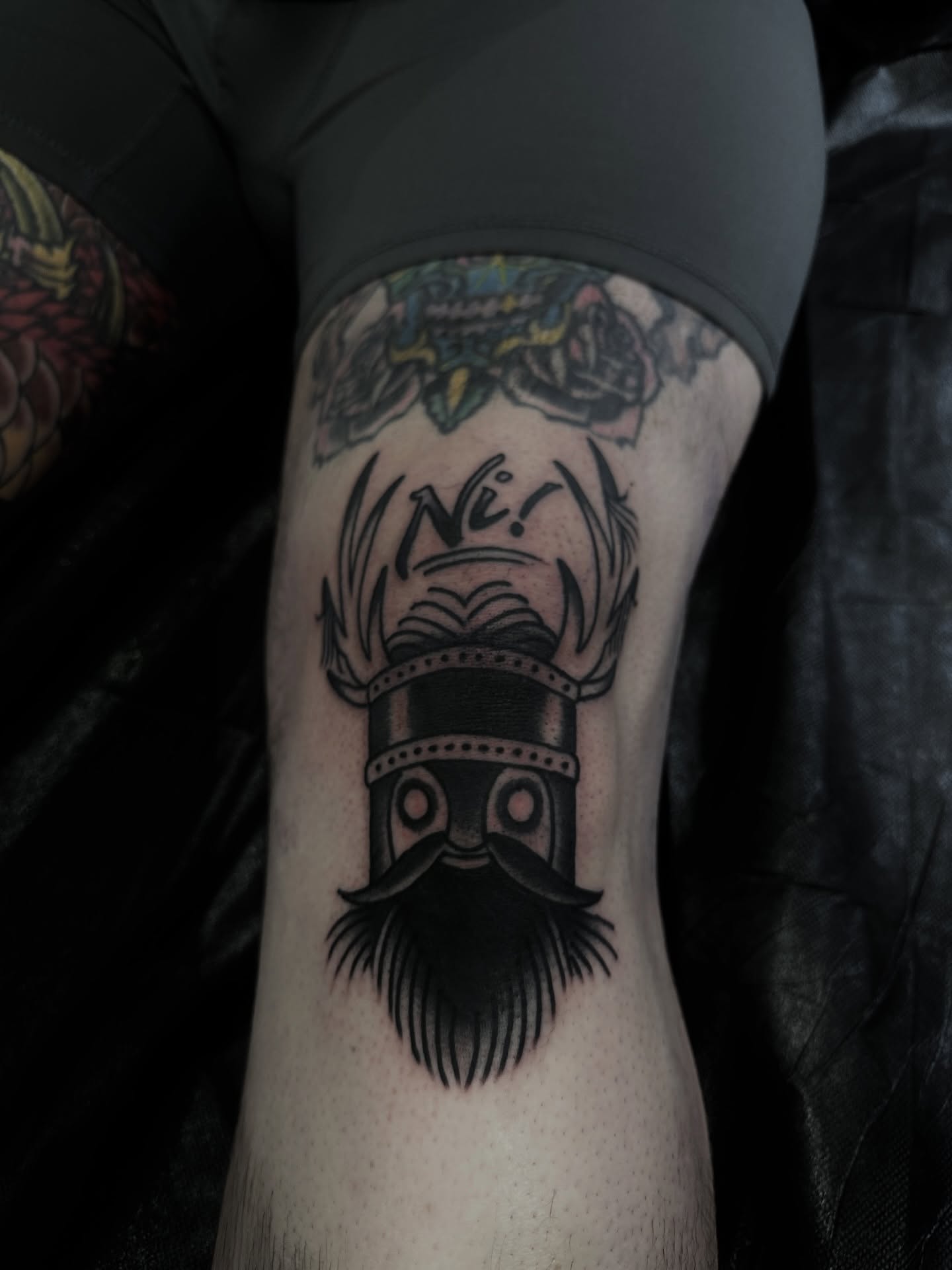 Tattoo by @phillipleslie666 — black_and_grey