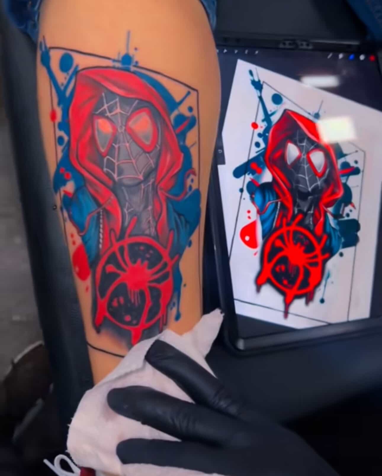 Tattoo by @focused_ink — new_school, anime