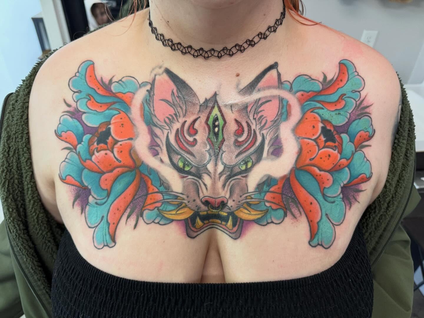 Tattoo by @murbees.designs — american_traditional, dotwork