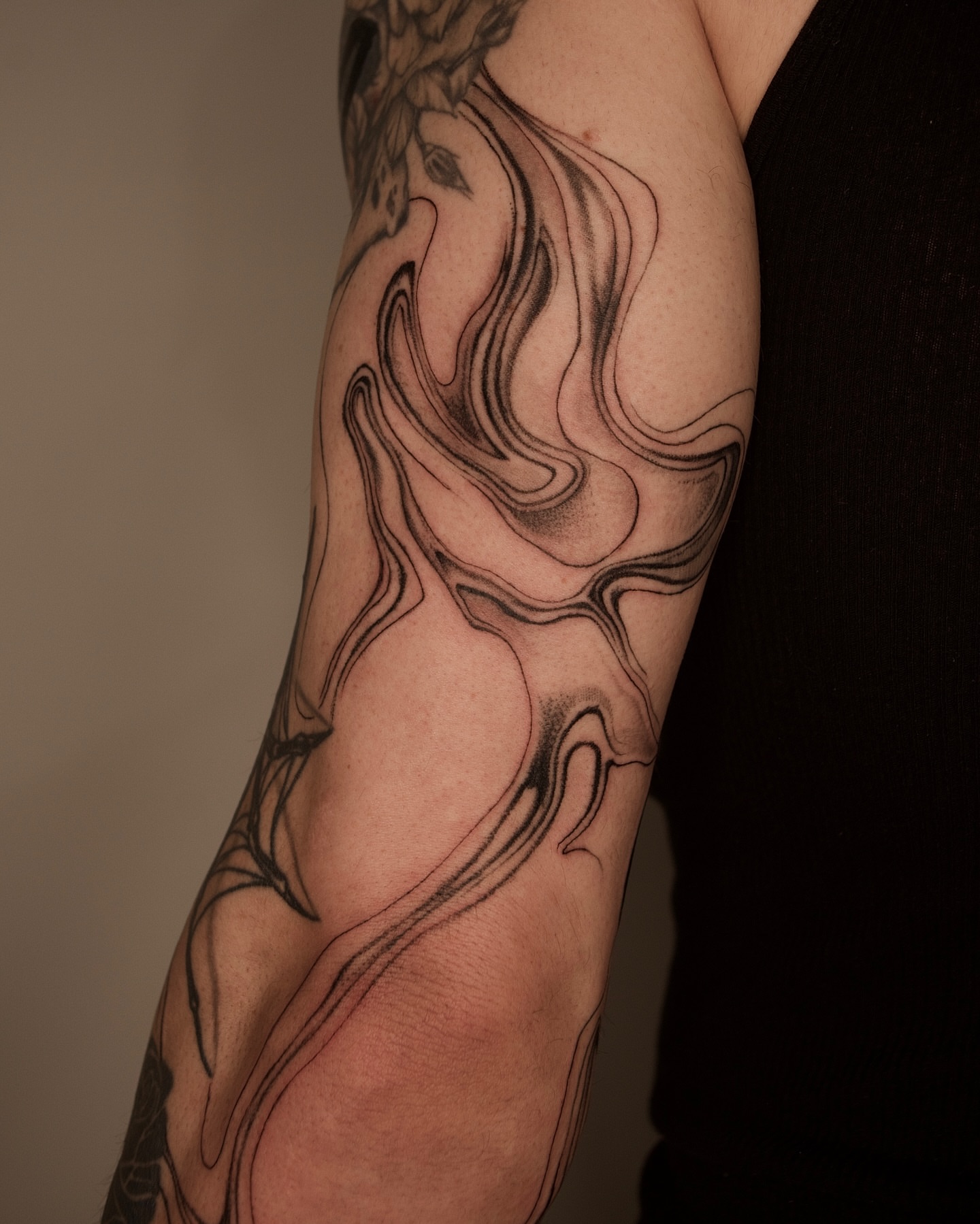Tattoo by @prncessofvietnam — black_and_grey