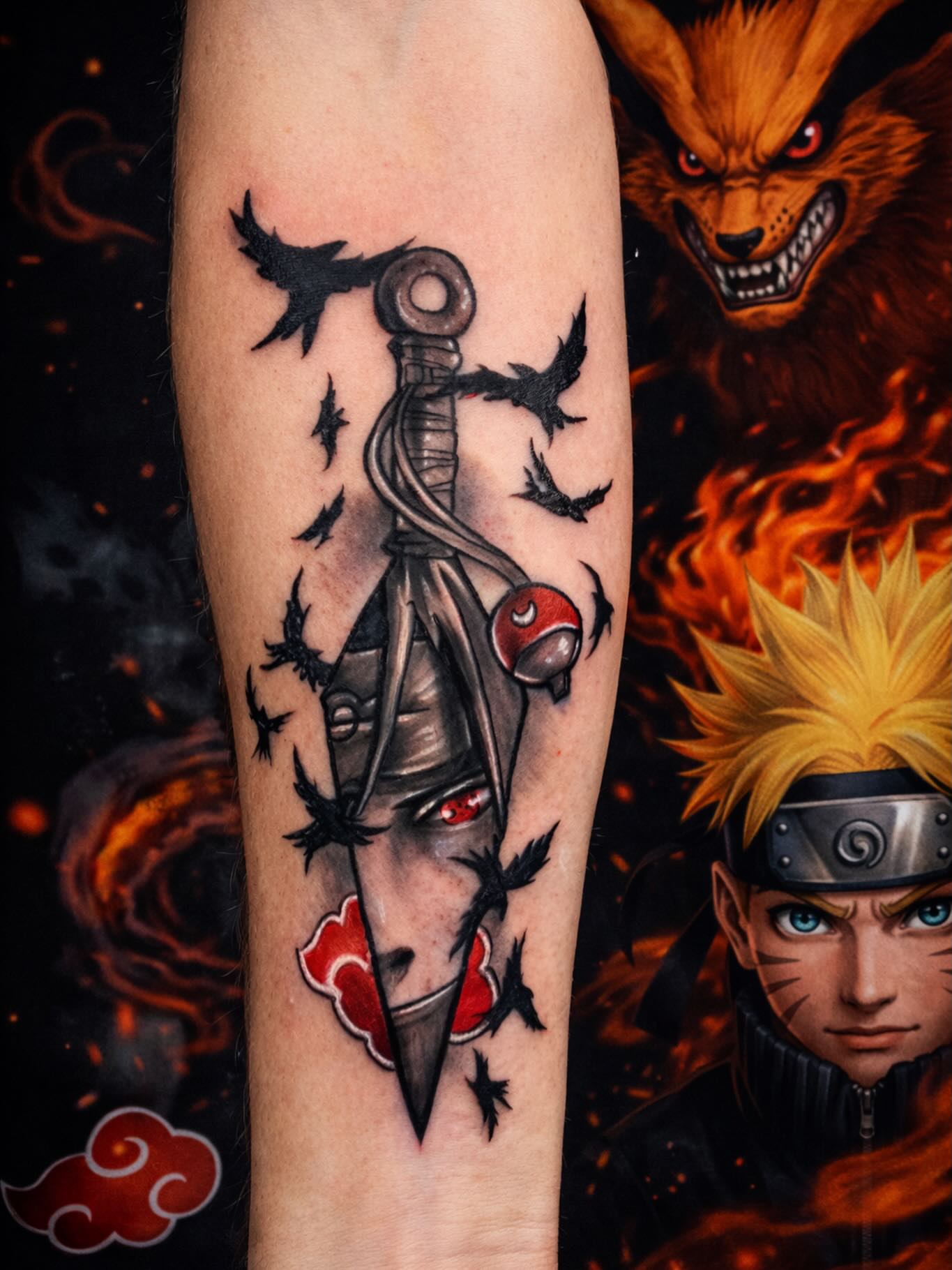 Tattoo by @angeljimeneztattoos — anime