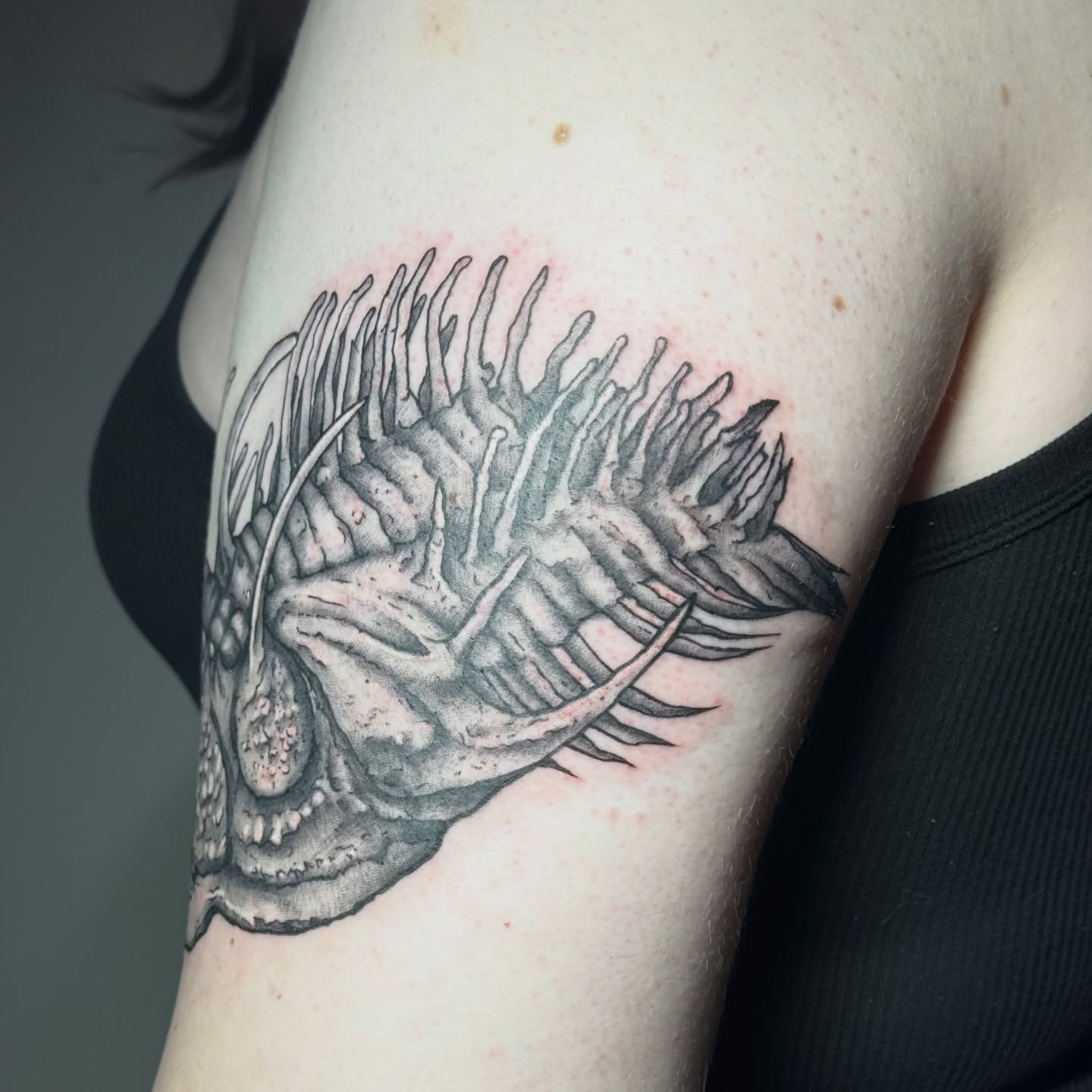 Tattoo by @haut_ces_ane — black_and_grey