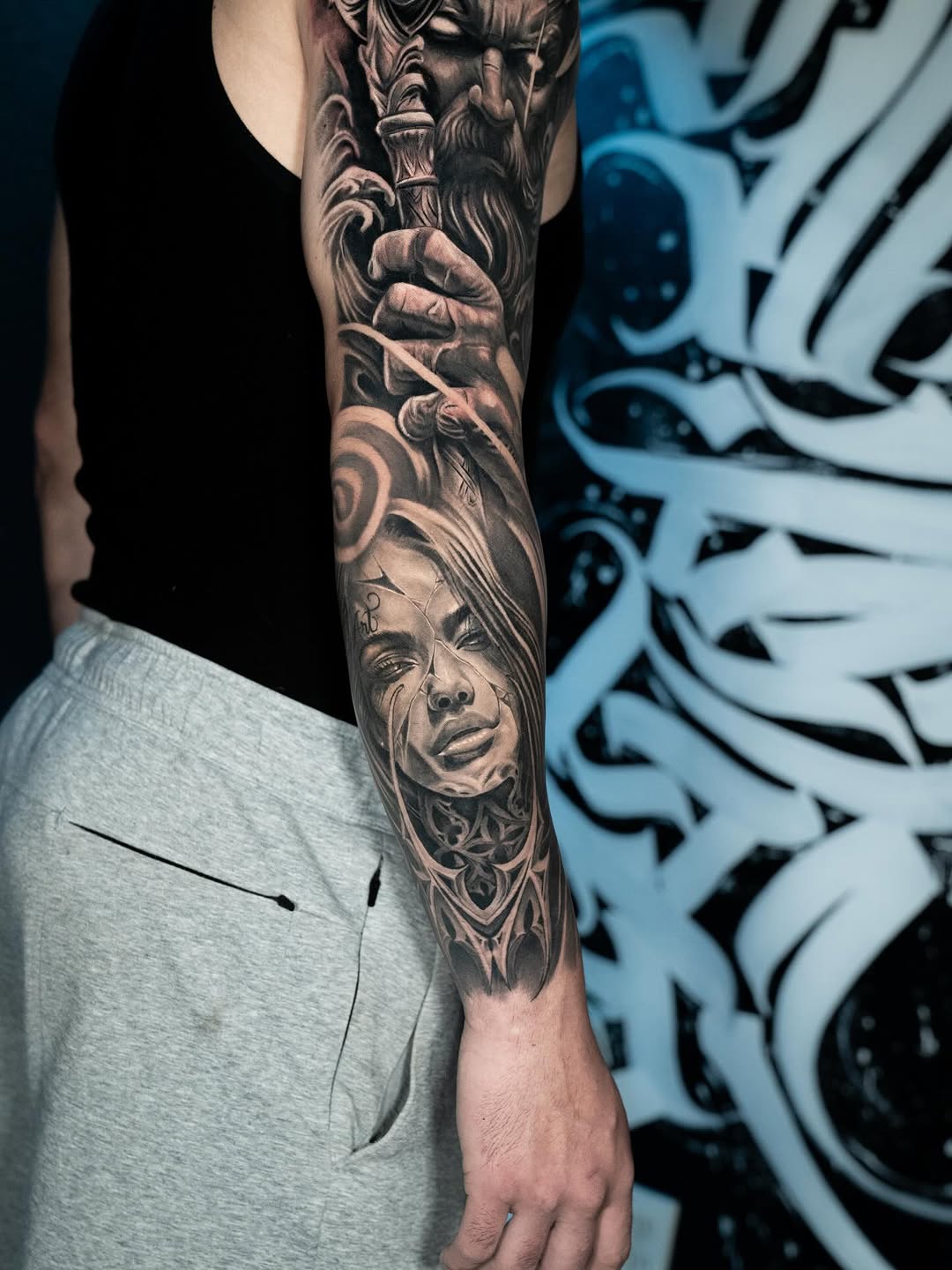 Tattoo by @saekone1 — realism, black_and_grey