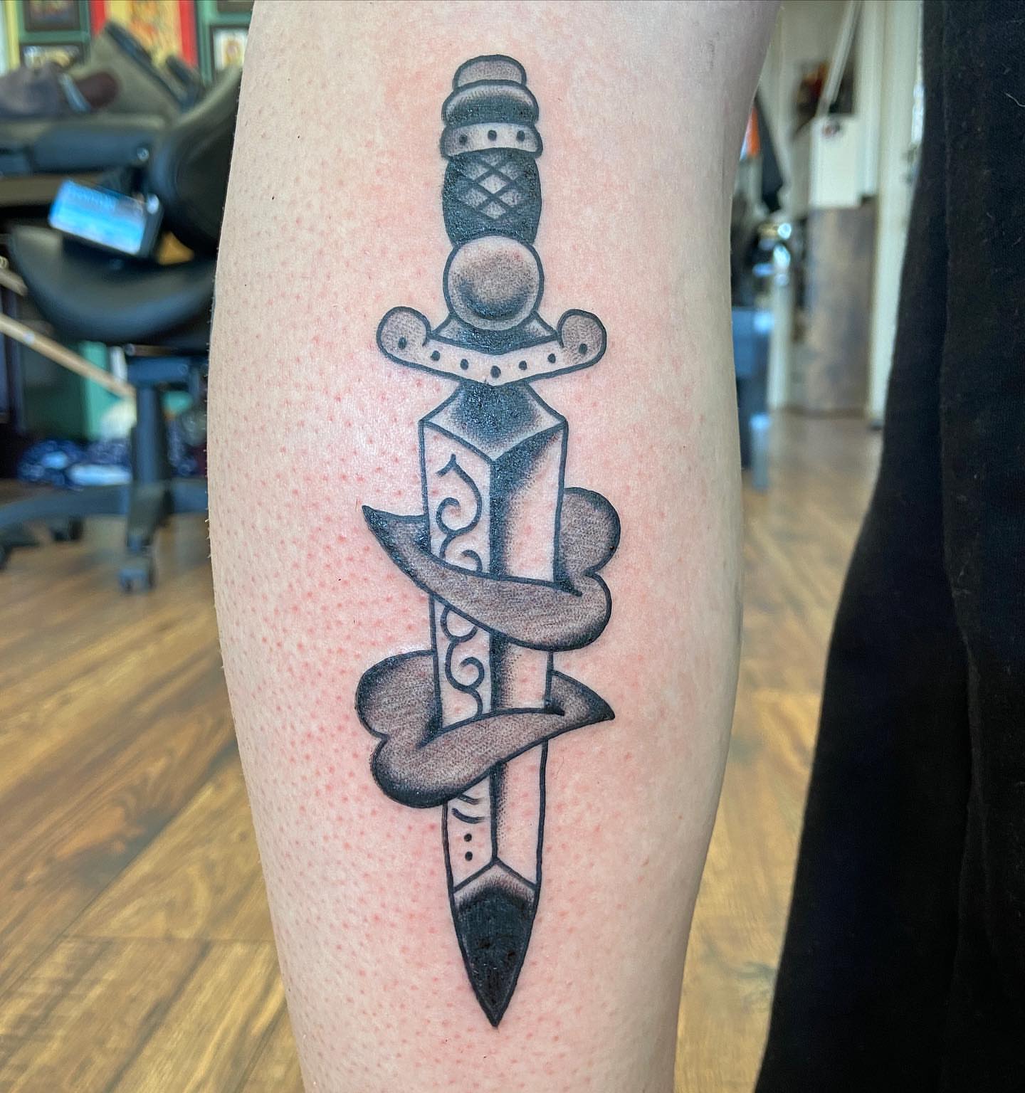 Tattoo by @electriclucy — black_and_grey