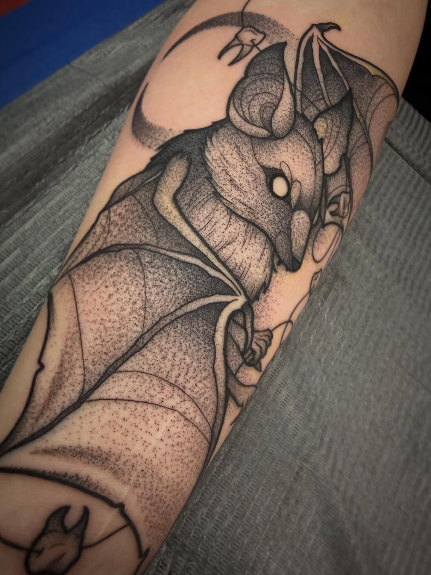 Tattoo by @artbytp — dotwork