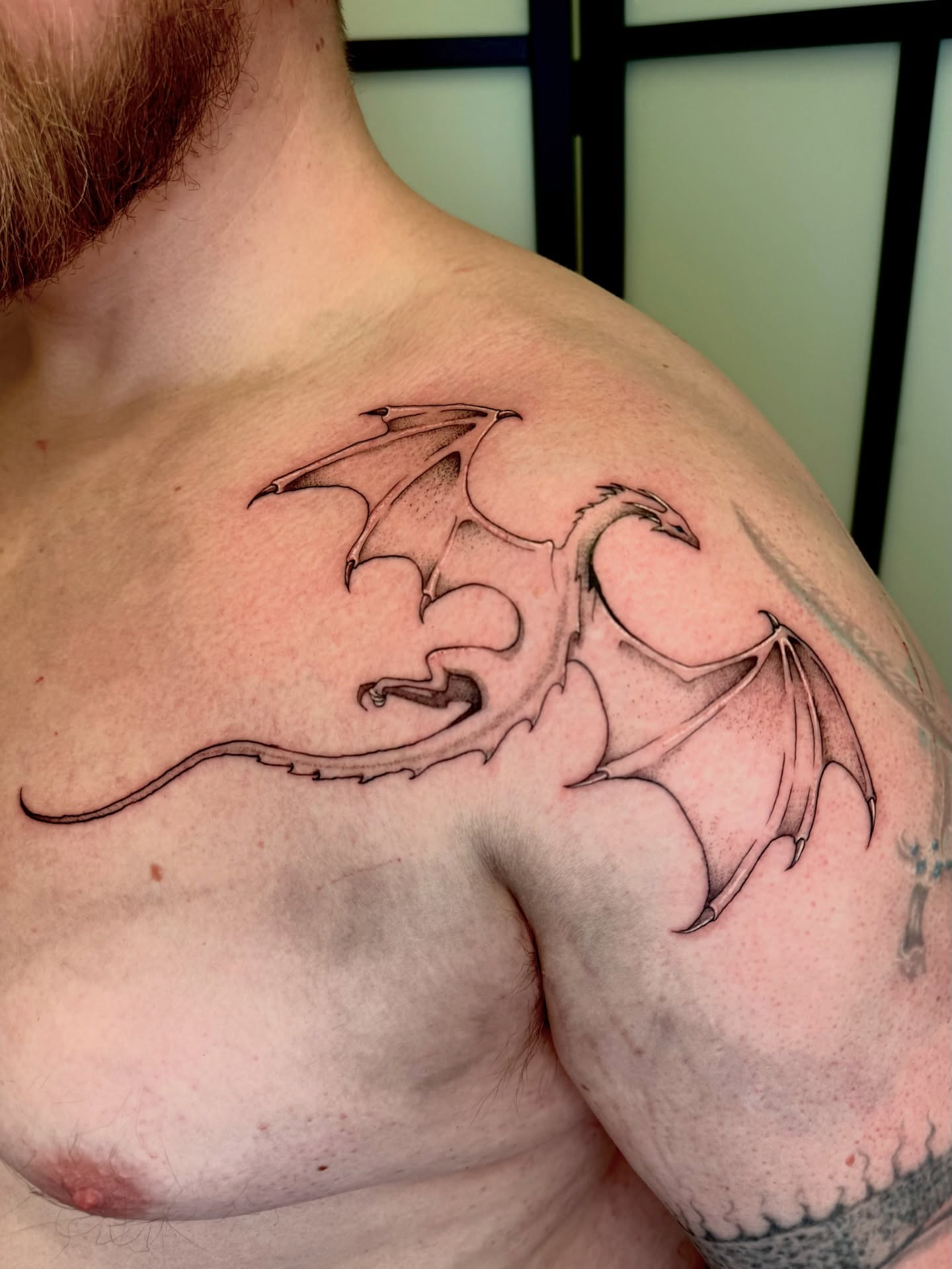 Tattoo by @puratinta4u — black_and_grey