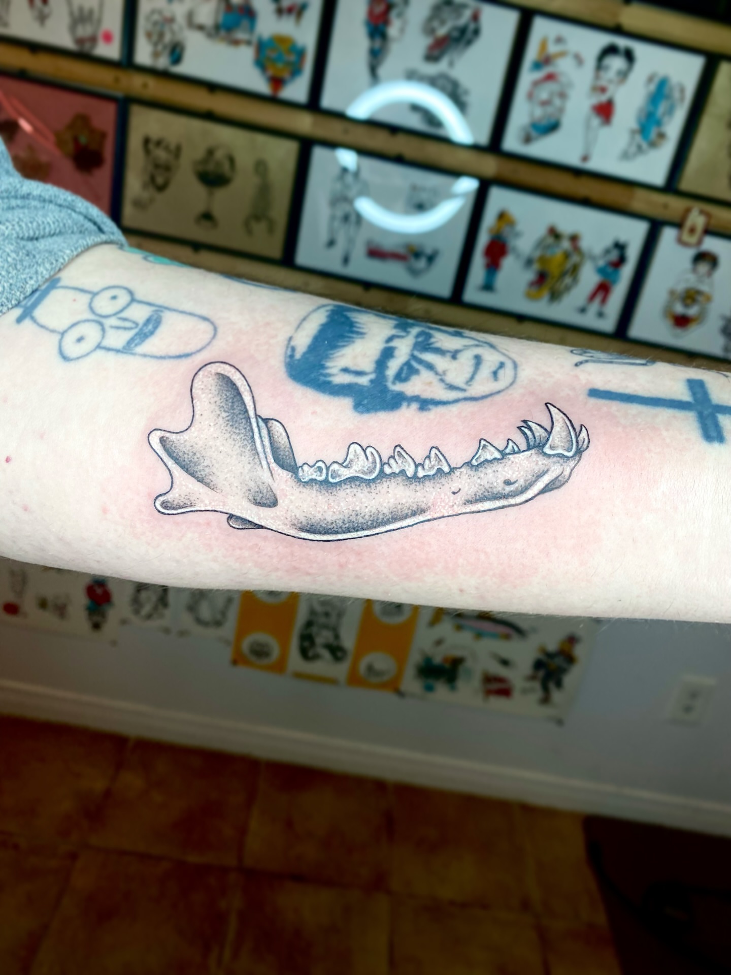 Tattoo by @bloodmilkandhoney — dotwork