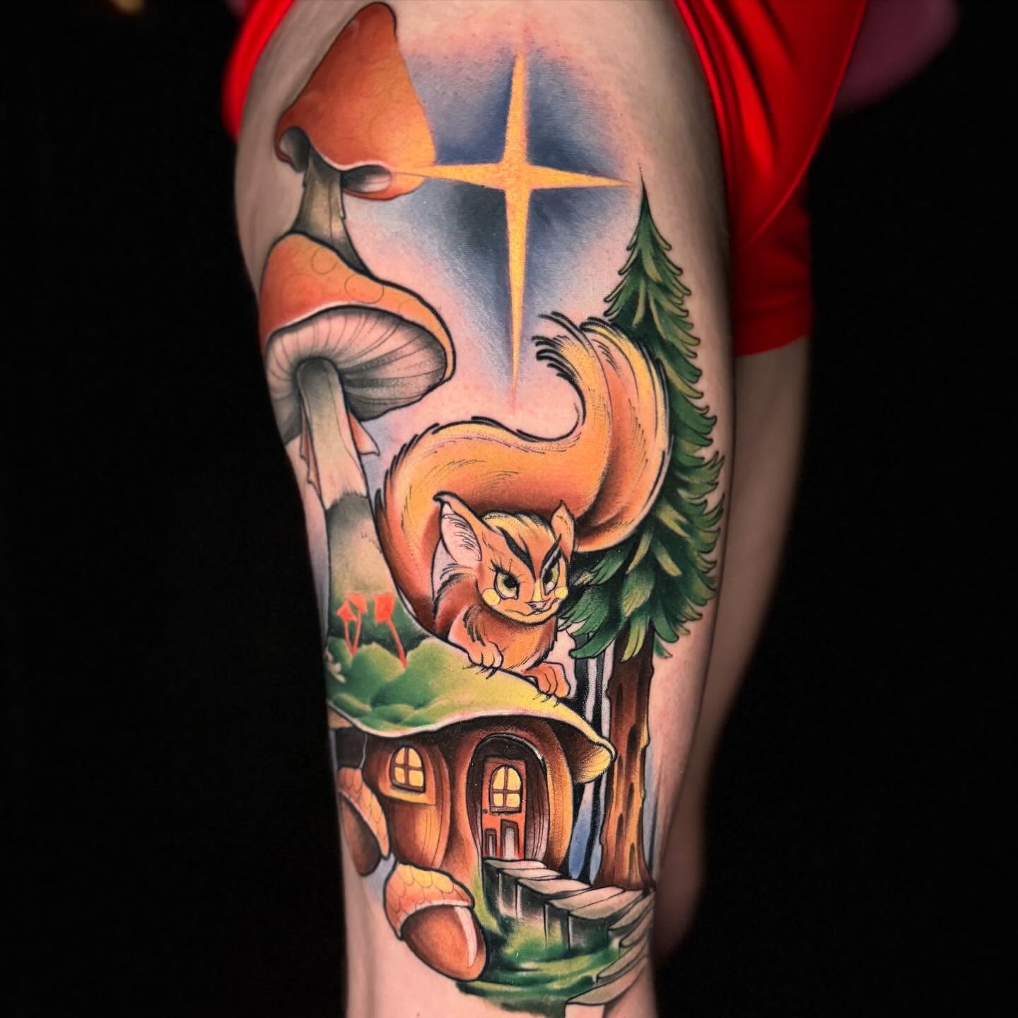 Tattoo by @heatherlynntattoos — american_traditional, realism