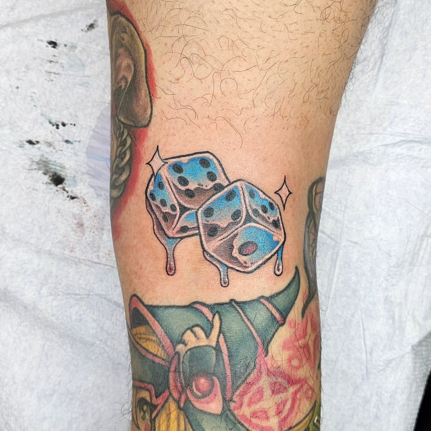 Tattoo by @buhberri_art — dotwork