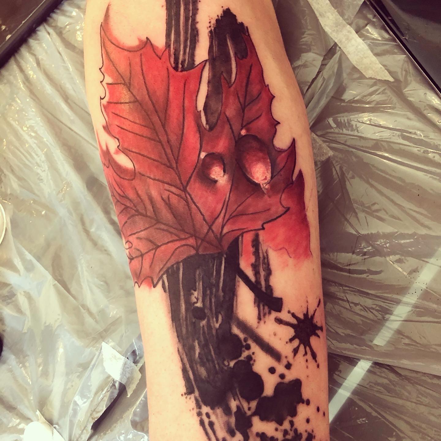 Tattoo by @carlosmoralesink — realism, watercolor