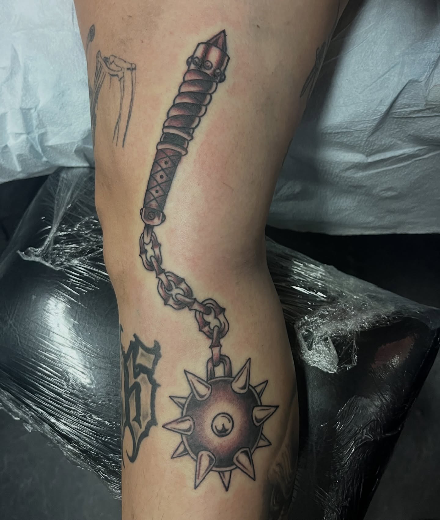 Tattoo by @bbcrla — black_and_grey