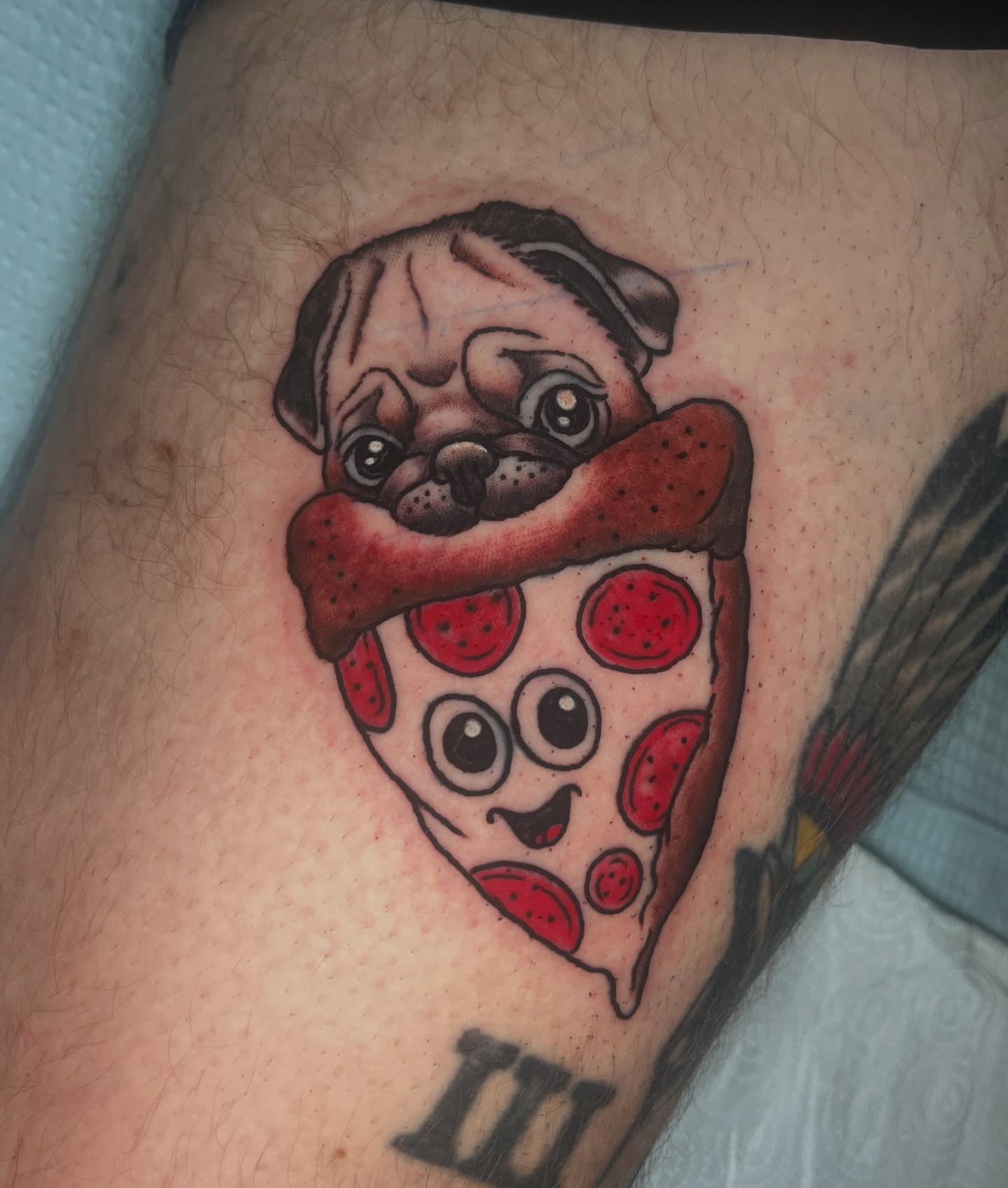 Tattoo by @bbcrla — realism, dotwork