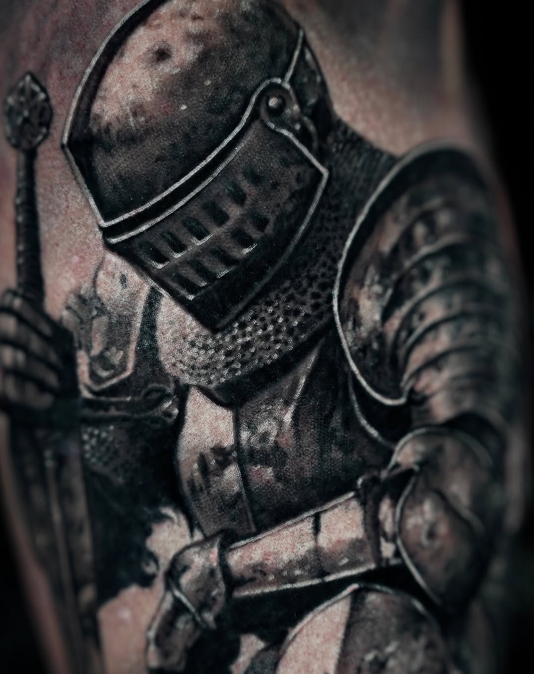 Tattoo by @alitto.art.tattoos — realism, black_and_grey