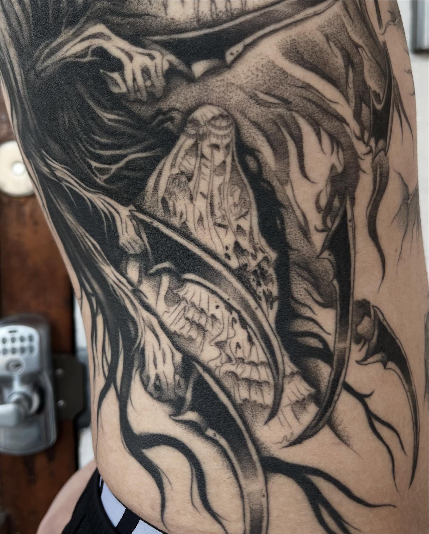 Tattoo by @apriljaytattoo — dark_realism