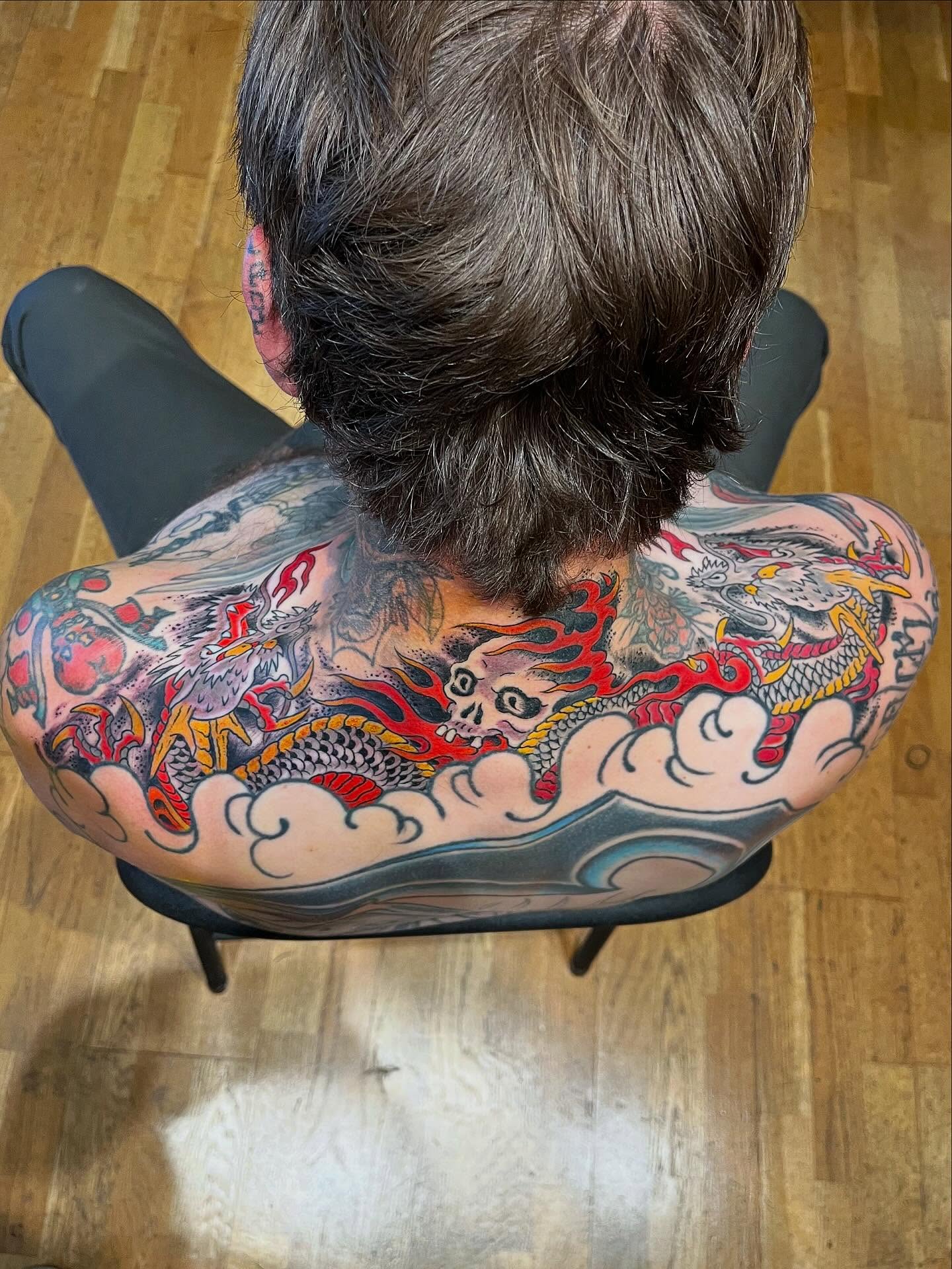 Japanese irezumi japanese irezumi tattoo on the back by Graham Niles